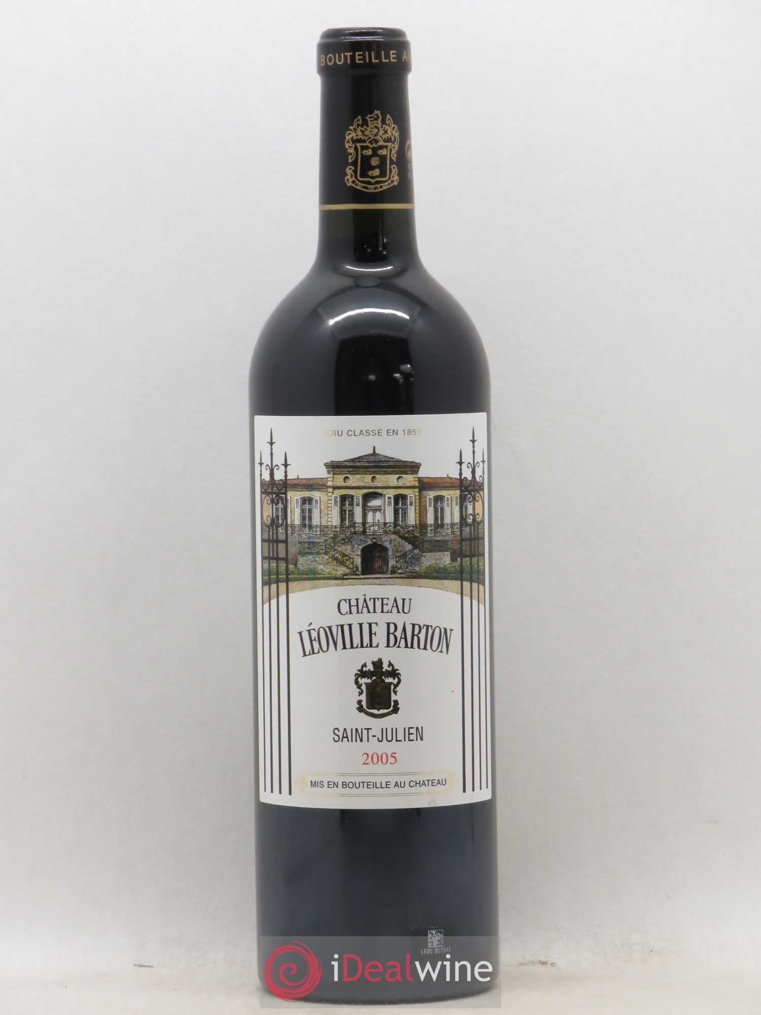 Château Léoville Barton 2ème Grand Cru Classé 2005 - Lot de 1 bouteille - 0