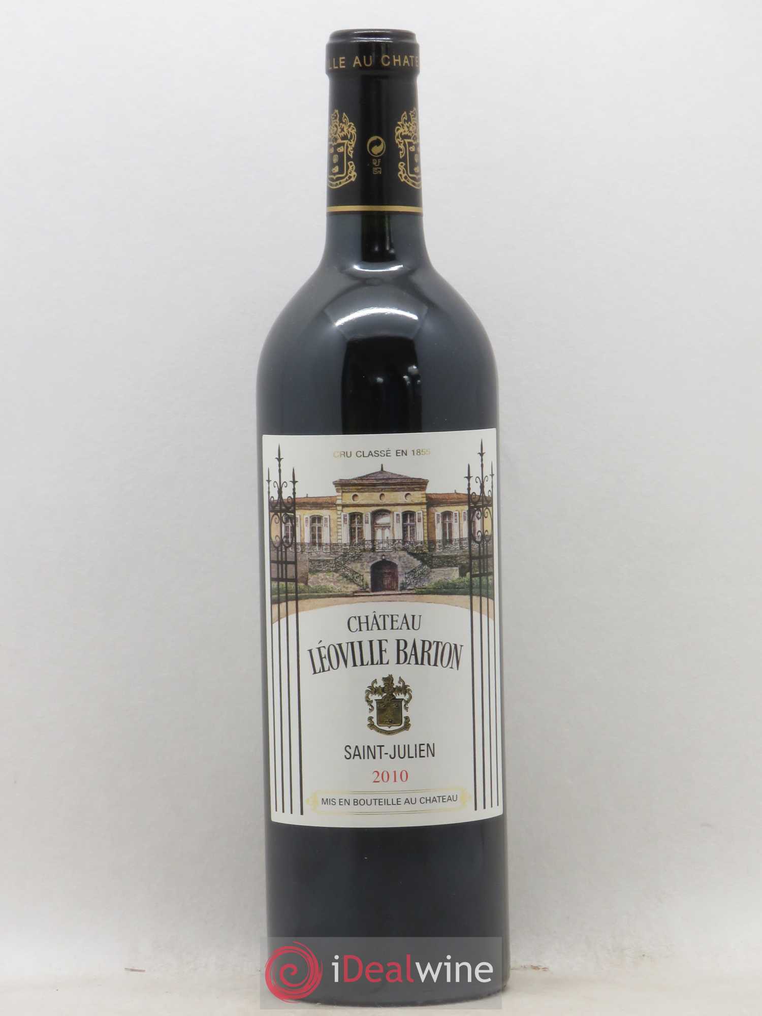 Château Léoville Barton 2ème Grand Cru Classé 2010 - Lot de 1 bouteille - 0