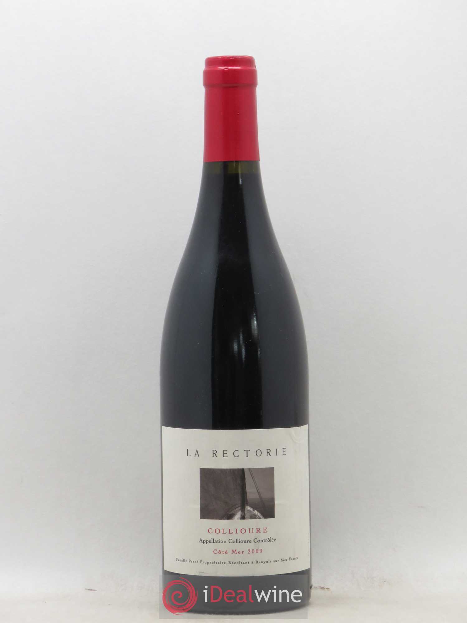 Collioure La Rectorie (Domaine de) Côté Mer Thierry et Jean Emmanuel Parcé 2009 - Lot de 1 bouteille - 0