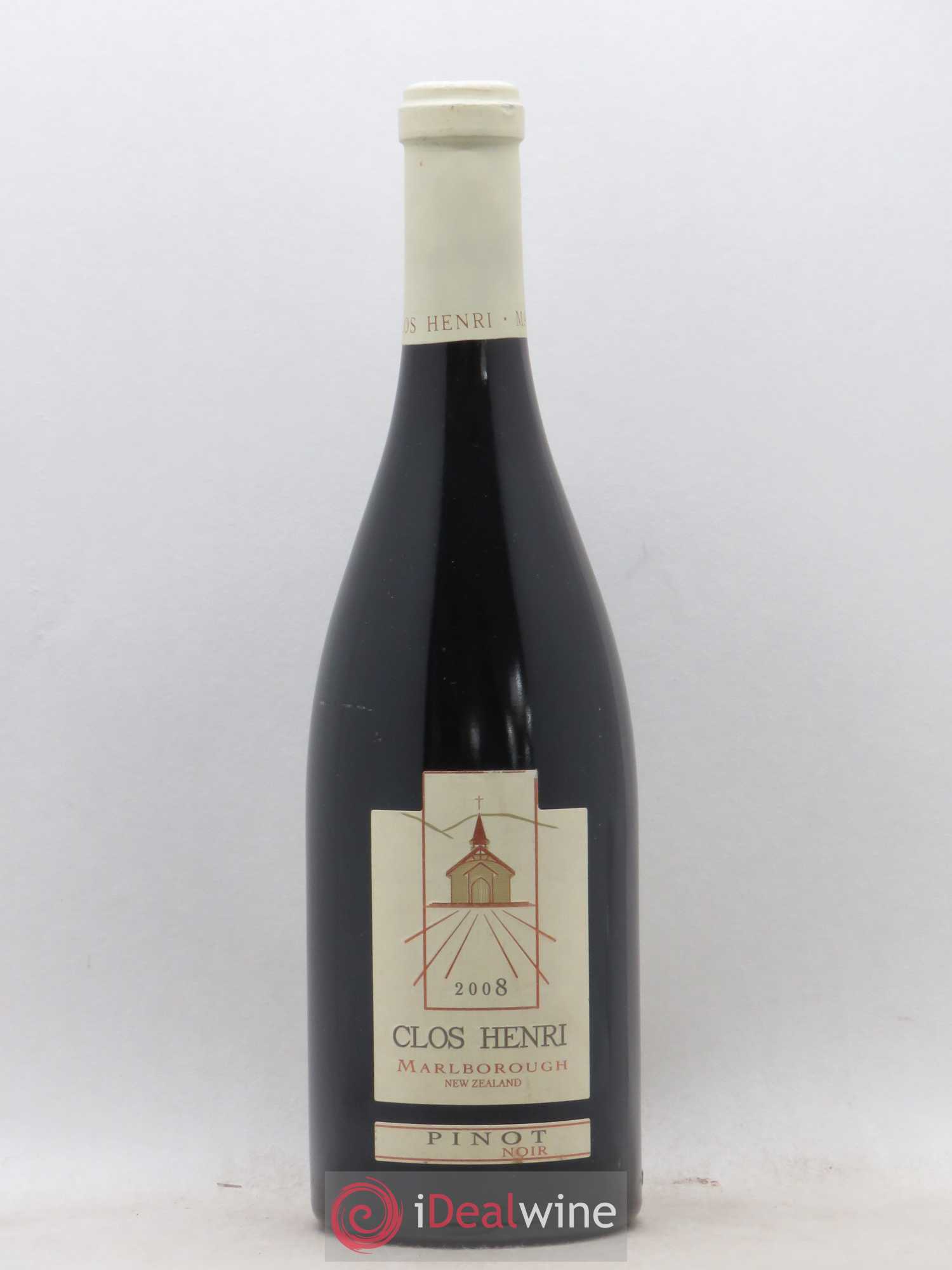 Nouvelle Zélande Malborough Clos Henri Henri Bourgeois Pinot Noir 2008 - Posten von 1 Flasche - 0