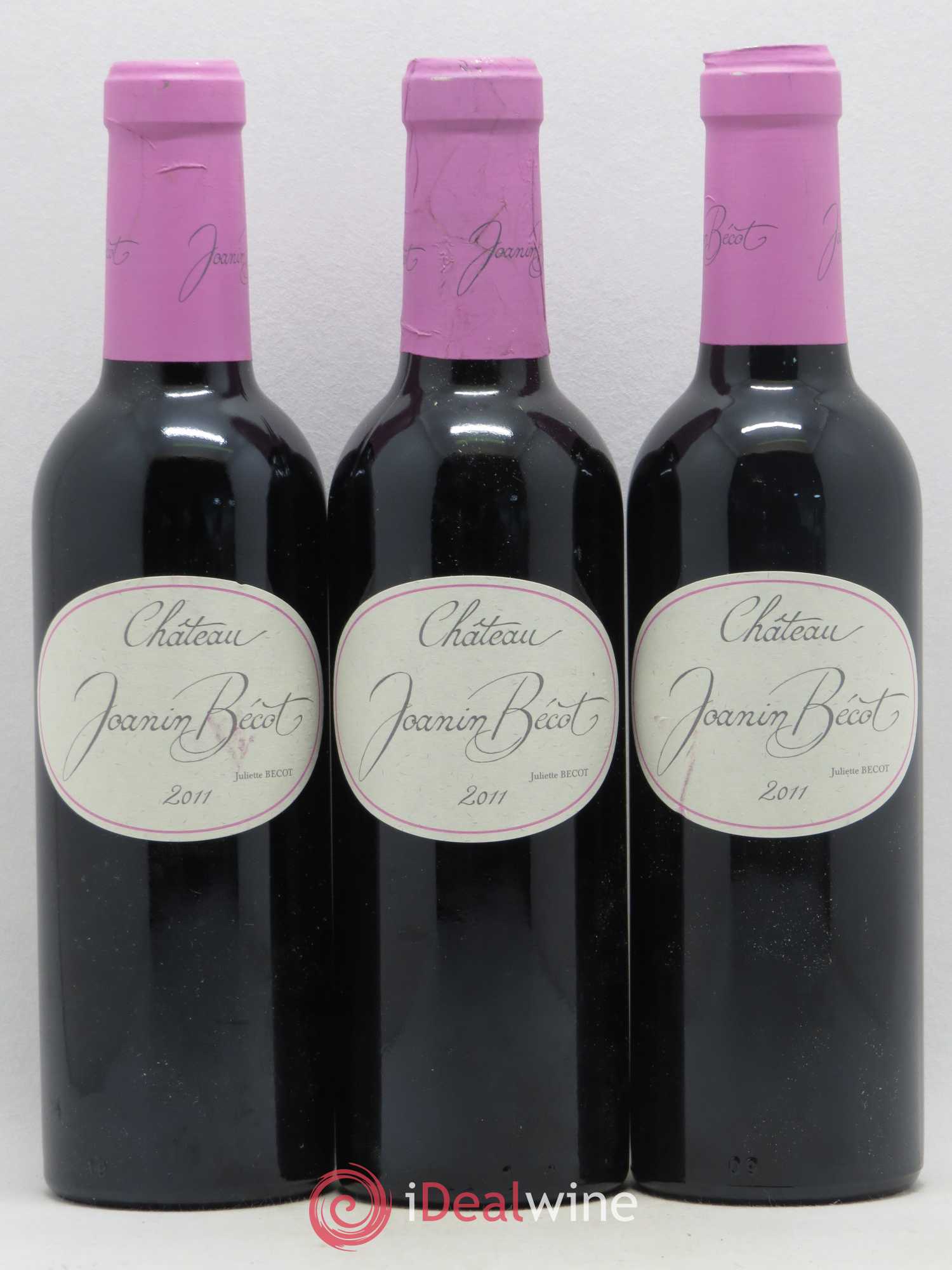 Château Joanin Bécot Juliette Bécot 2011 - Posten von 6 Demi-Flaschen - 1