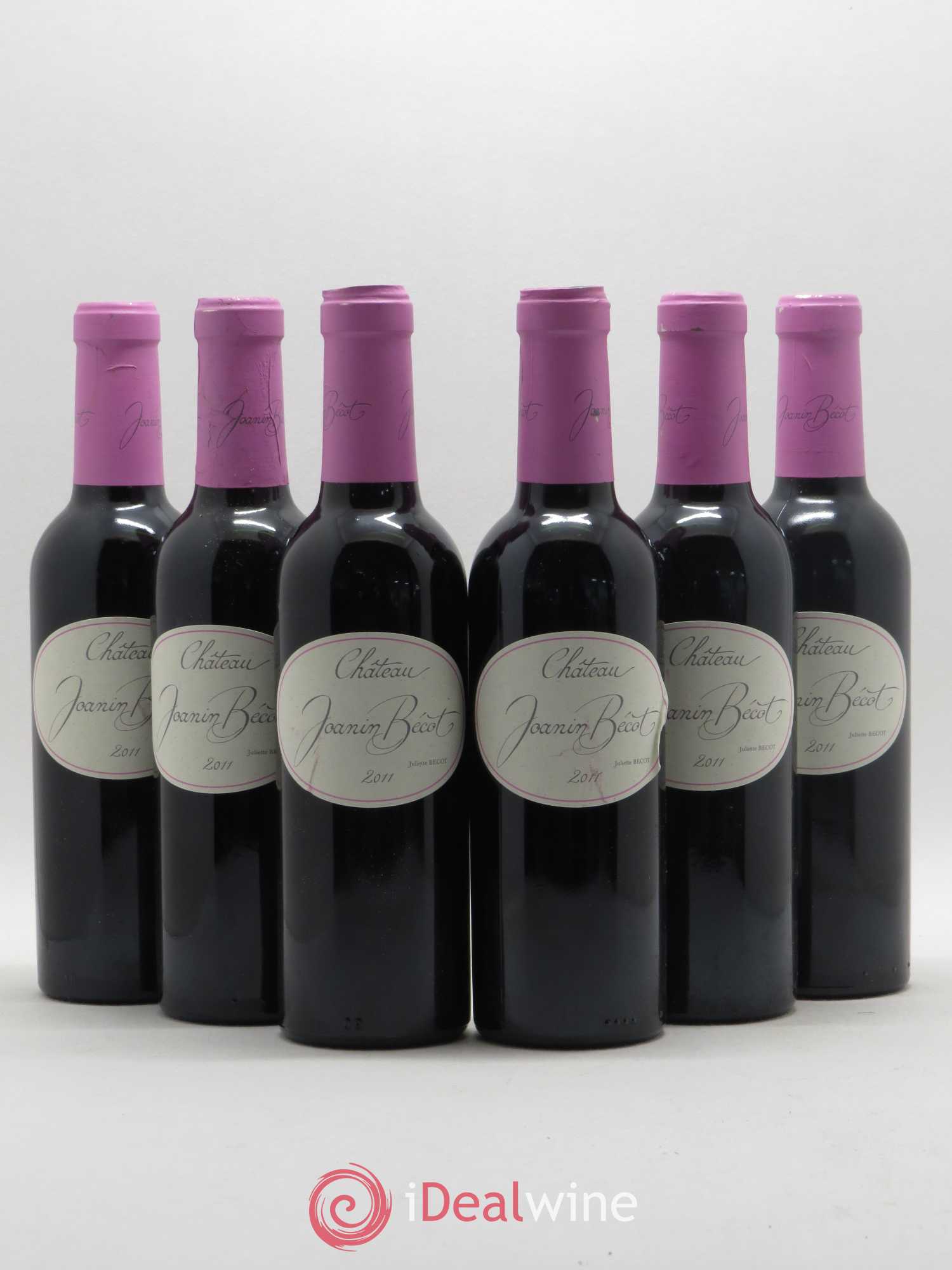 Château Joanin Bécot Juliette Bécot 2011 - Posten von 6 Demi-Flaschen - 0
