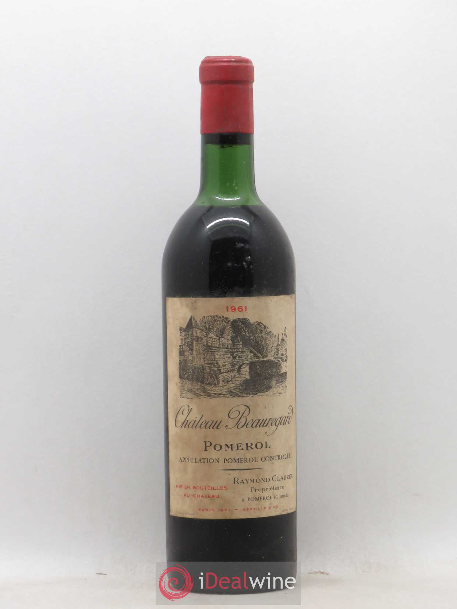 Château Beauregard 1961 - Lot de 1 bouteille - 0