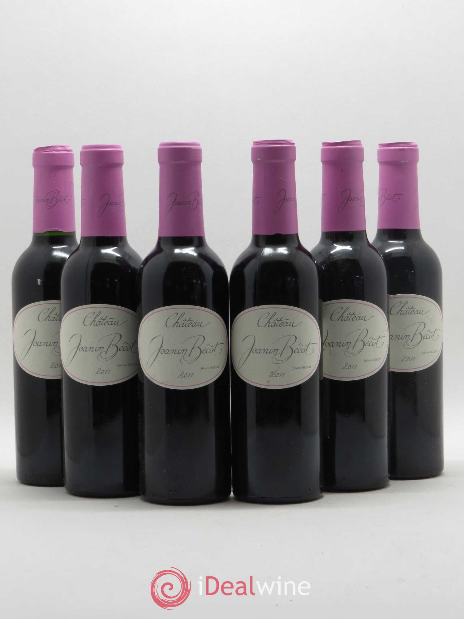 Château Joanin Bécot Juliette Bécot 2011 - Posten von 6 Demi-Flaschen - 0