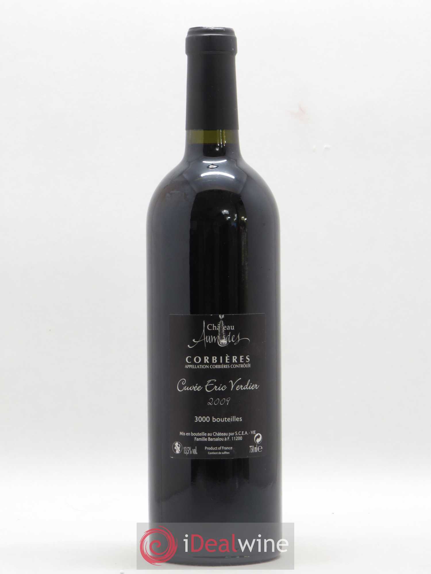 Corbières Château Aumèdes Tuam Adoramus Cuvée Eric Verdier 2009 - Lot de 1 bouteille - 1