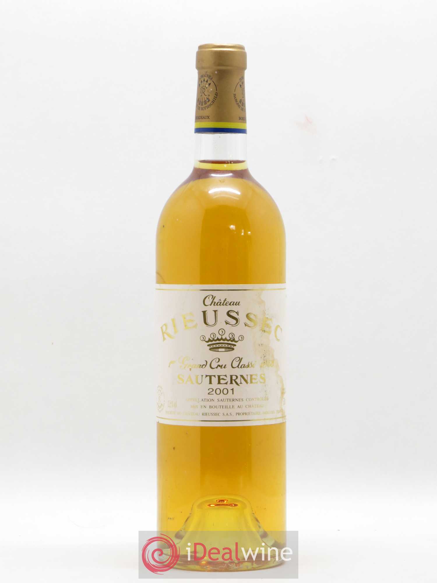 Château Rieussec 1er Grand Cru Classé 2001 - Posten von 1 Flasche - 0