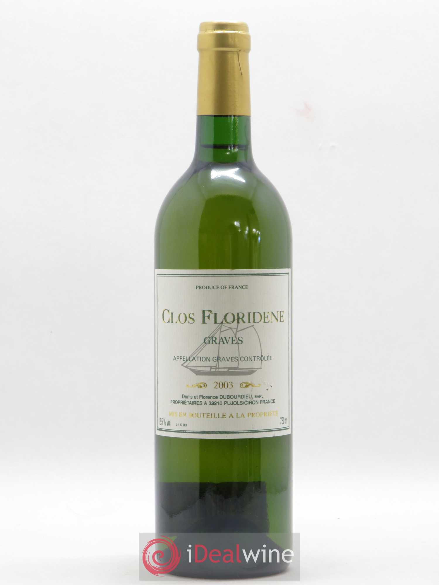 Clos Floridène (sans prix de réserve) 2003 - Lot de 1 bouteille - 0