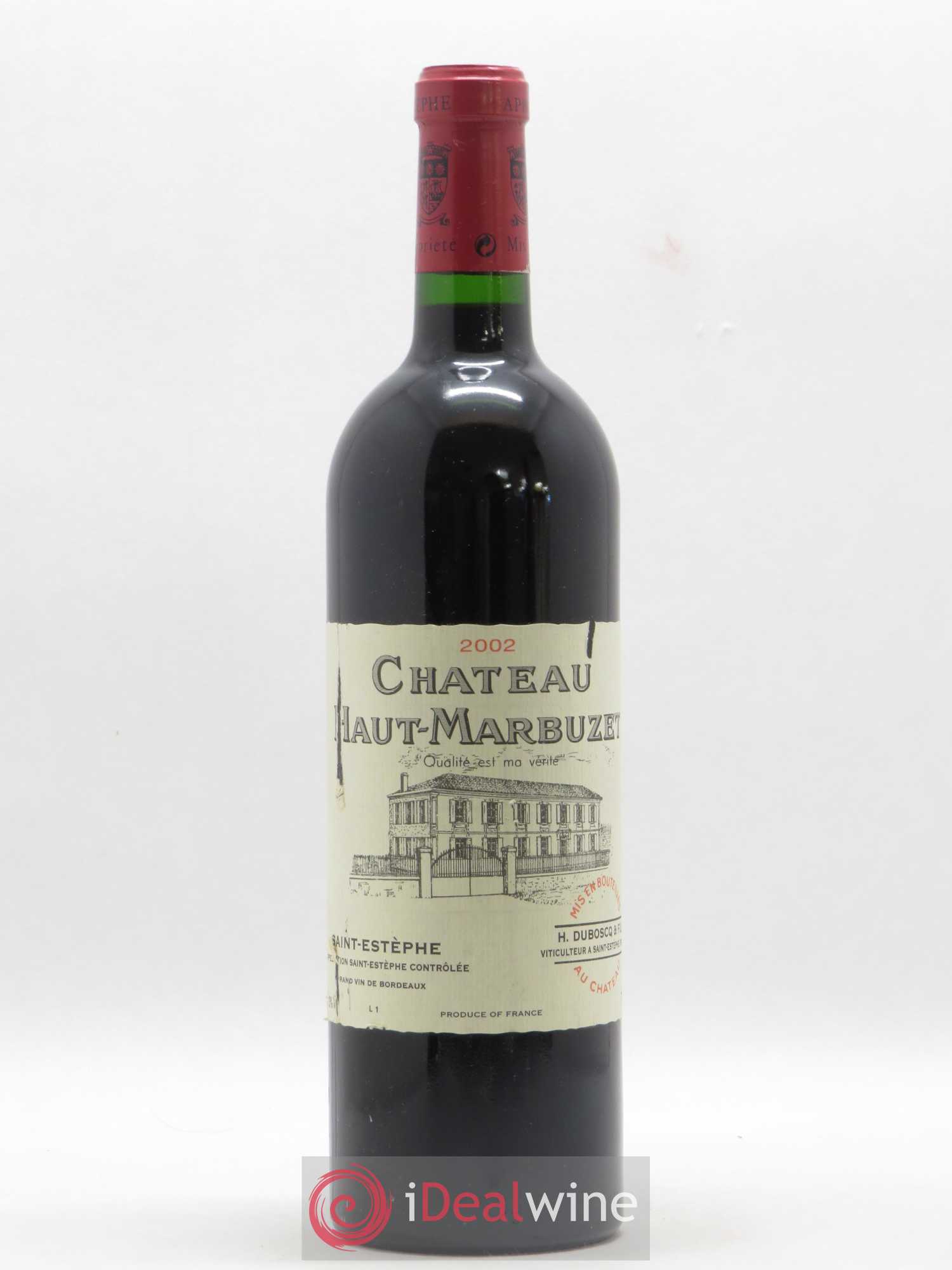 Château Haut Marbuzet 2002 - Lot de 1 bouteille - 0