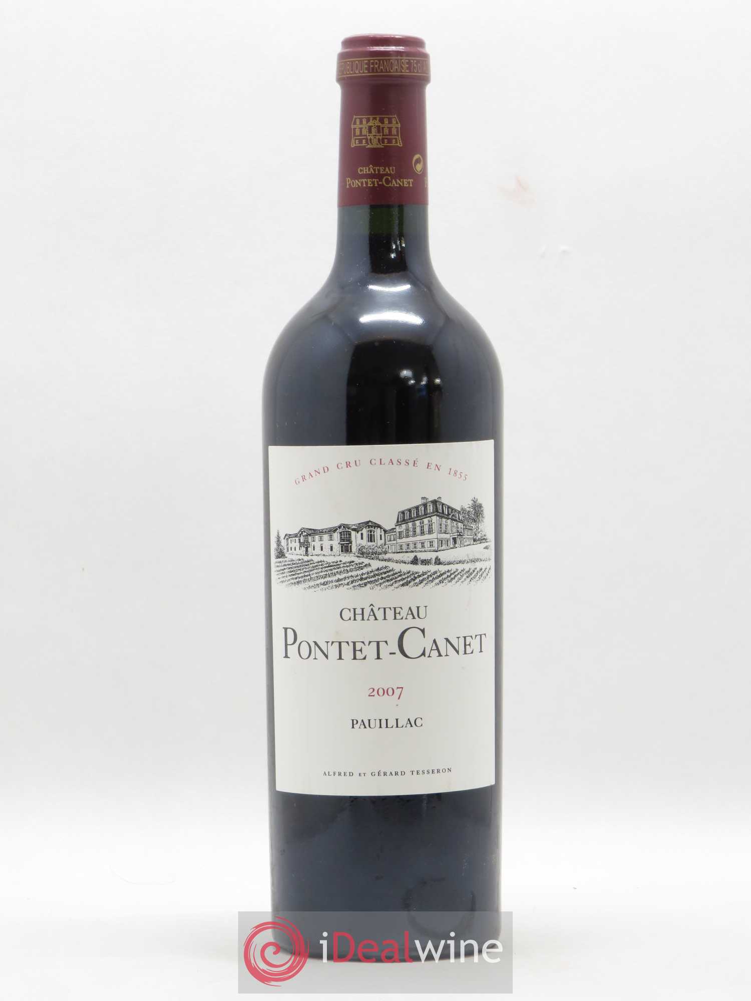 Château Pontet Canet 5ème Grand Cru Classé 2007 - Lot de 1 bouteille - 0