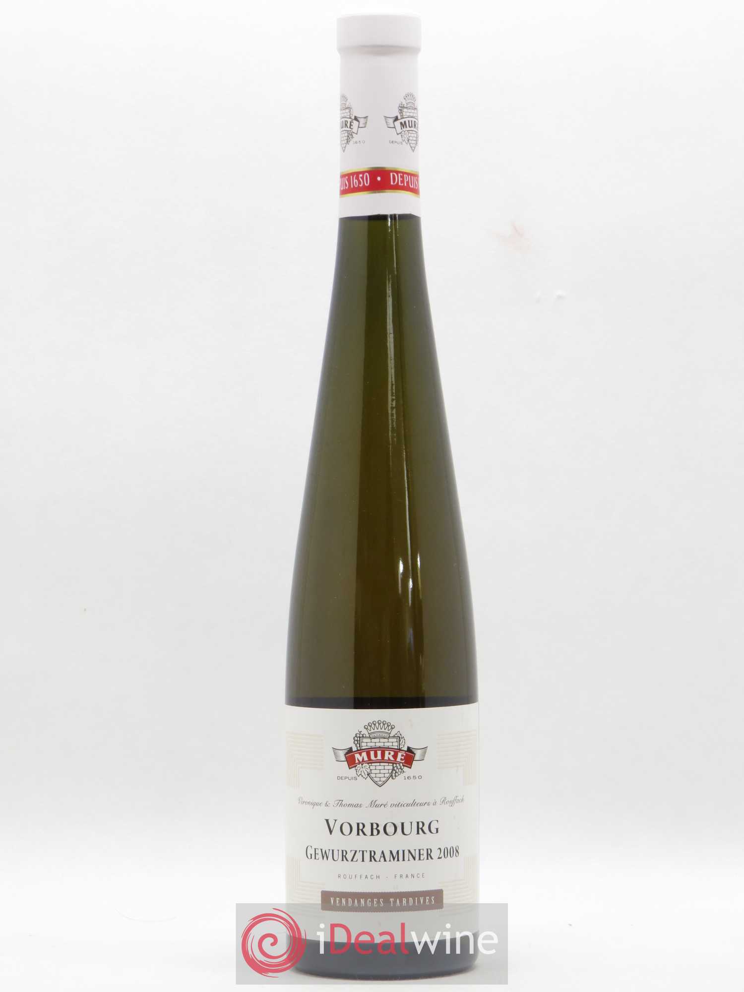 Gewurztraminer Vendanges Tardives Grand Cru Vorbourg Domaine Muré 50CL 2008 - Lotto di 1 bottiglia - 0