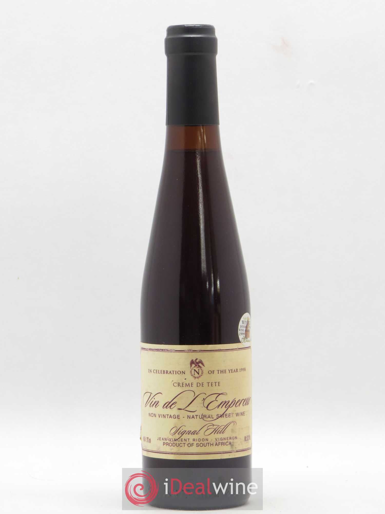 Afrique du Sud Signal Hill J.V. Ridon Vin de l'Empereur Crème de Tête - Posten von 1 Demi-Flasche - 0
