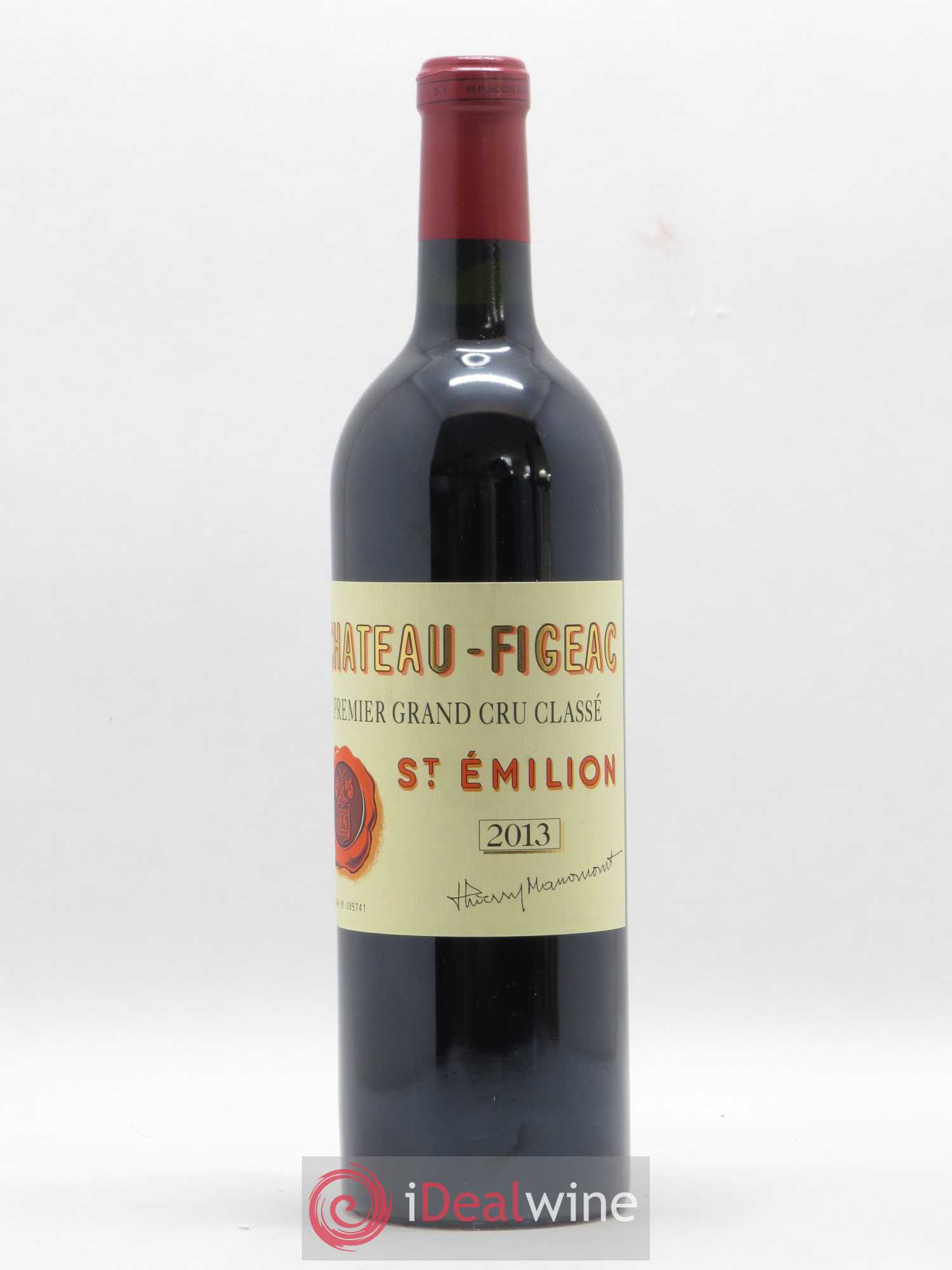 Château Figeac 1er Grand Cru Classé A 2013 - Lot de 1 bouteille - 0