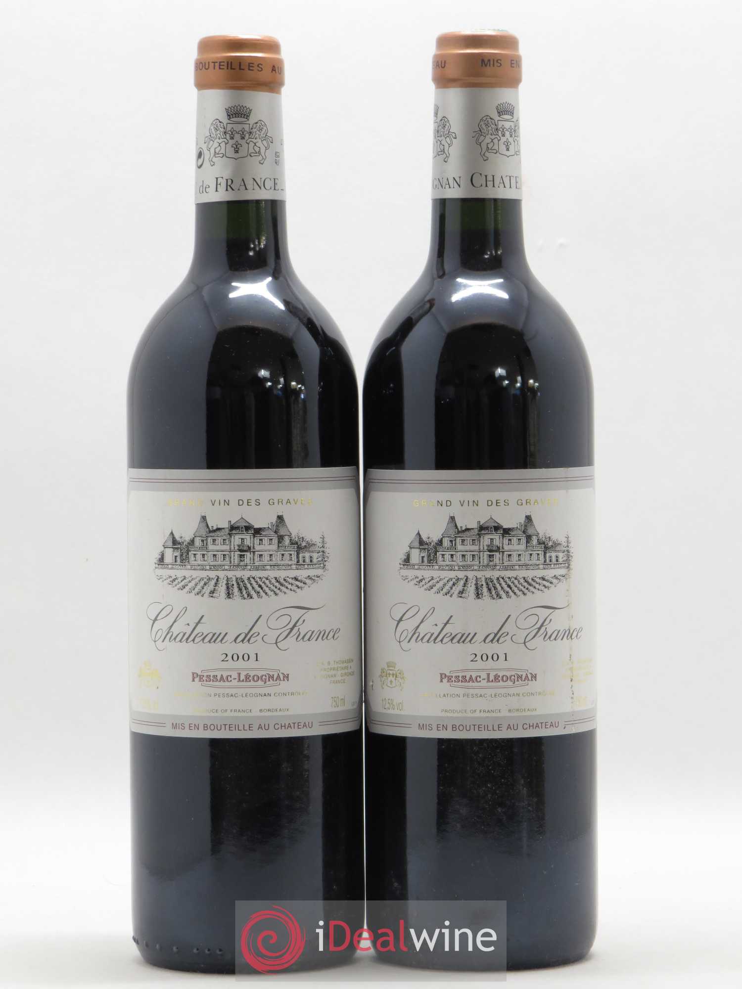 Château de France 2001 - Lot de 2 bouteilles - 0