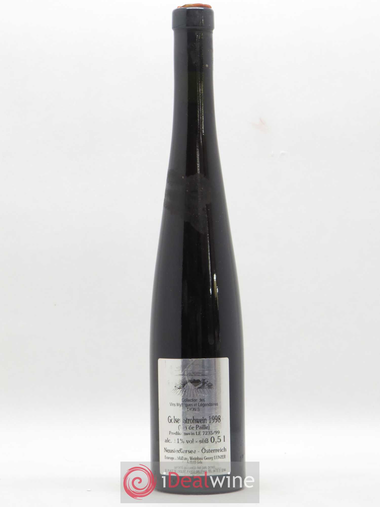 Autriche Vin de Paille Dions Weibau Georg Lunzer Golser Strohwein 50cl 1998 - Posten von 1 Flasche - 0