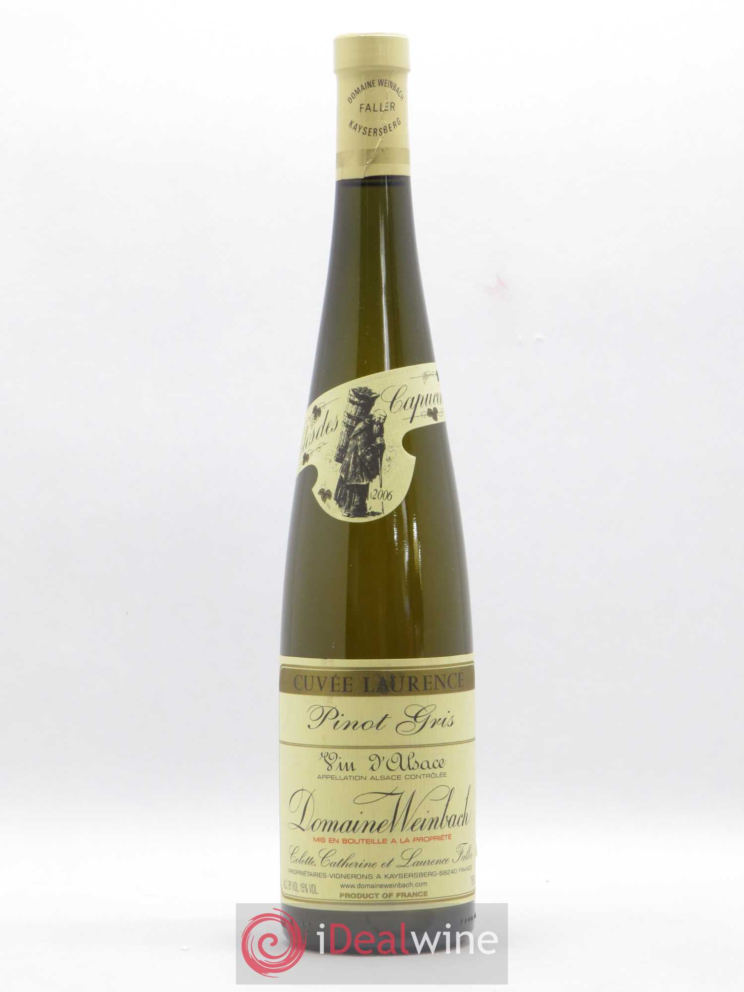 Alsace Pinot Gris (Tokay) Cuvée Laurence Weinbach (Domaine) 2006 - Lot de 1 bouteille - 0