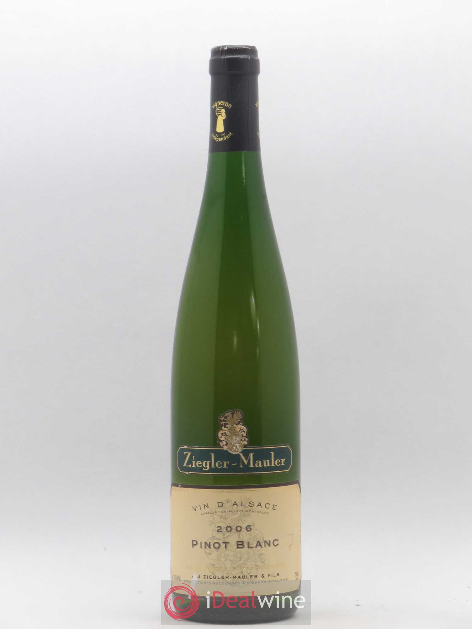 Alsace pinot blanc Ziegler-Mauler (sans prix de réserve) 2006 - Posten von 1 Flasche - 0