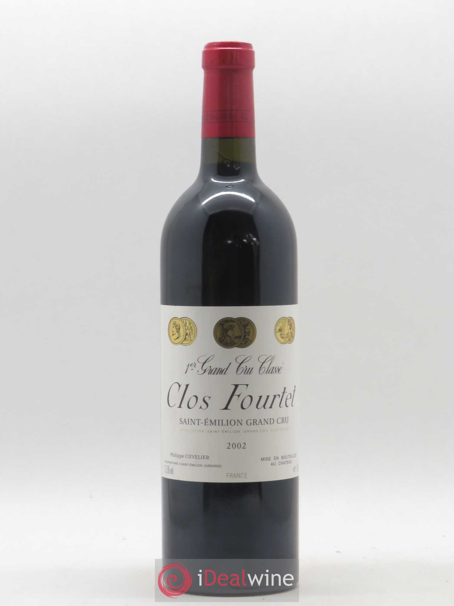 Clos Fourtet 1er Grand Cru Classé B 2002 - Lot de 1 bouteille - 0