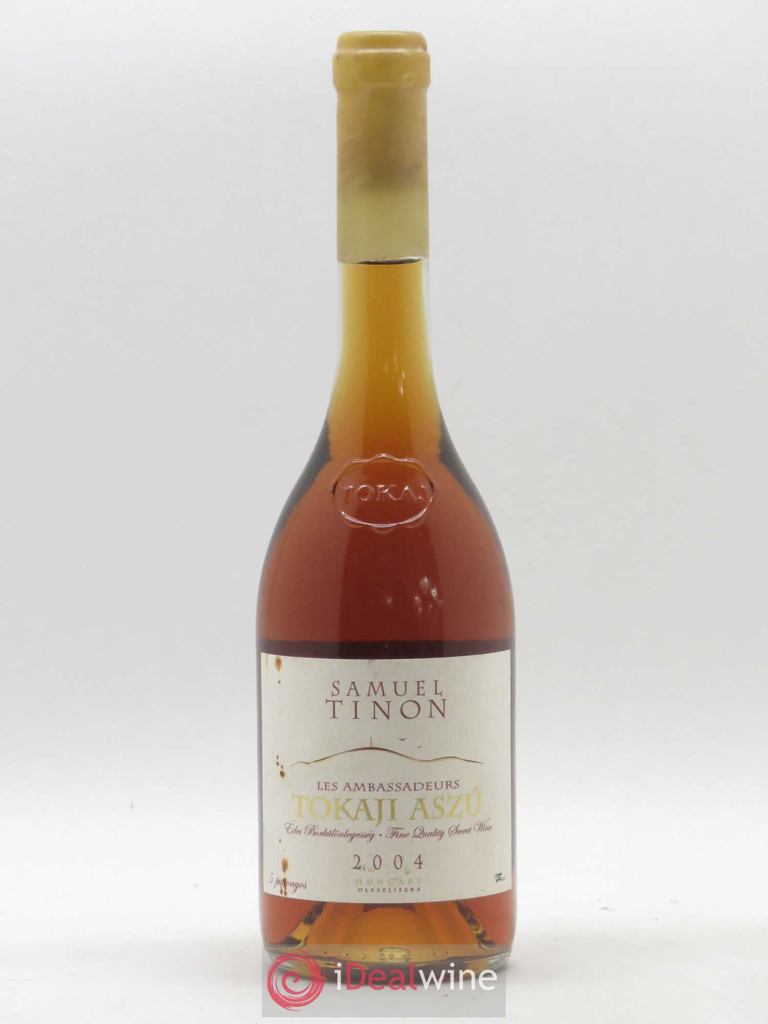 Tokaji Aszu 5 Put Les Ambassadeurs Samuel Tinon 50cl 2004 - Posten von 1 Flasche - 0