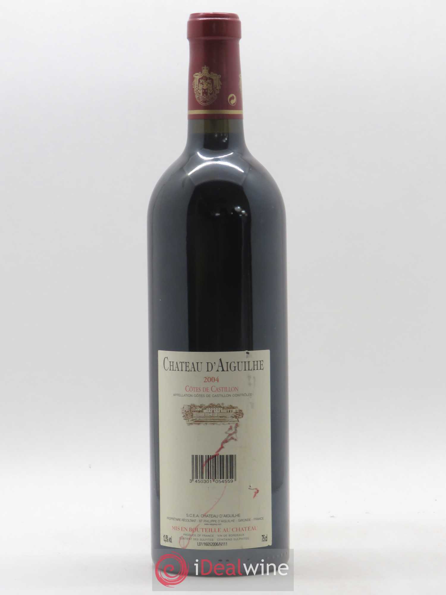 Château d' Aiguilhe 2004 - Lot de 1 bouteille - 1