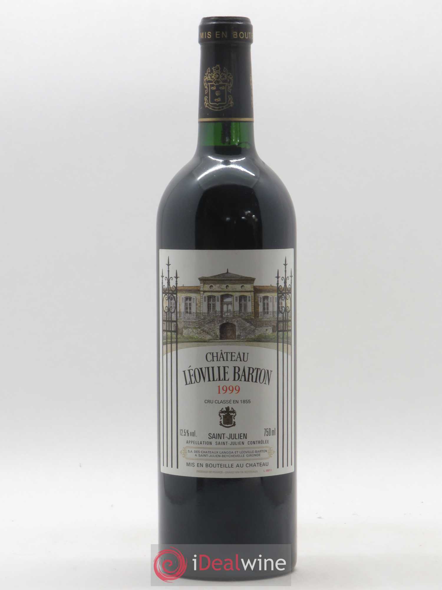 Château Léoville Barton 2ème Grand Cru Classé 1999 - Lot de 1 bouteille - 0