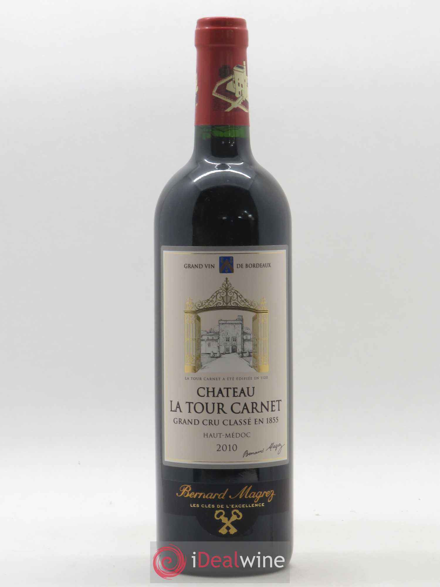 Château la Tour Carnet 4ème Grand Cru Classé 2010 - Lot de 1 bouteille - 0