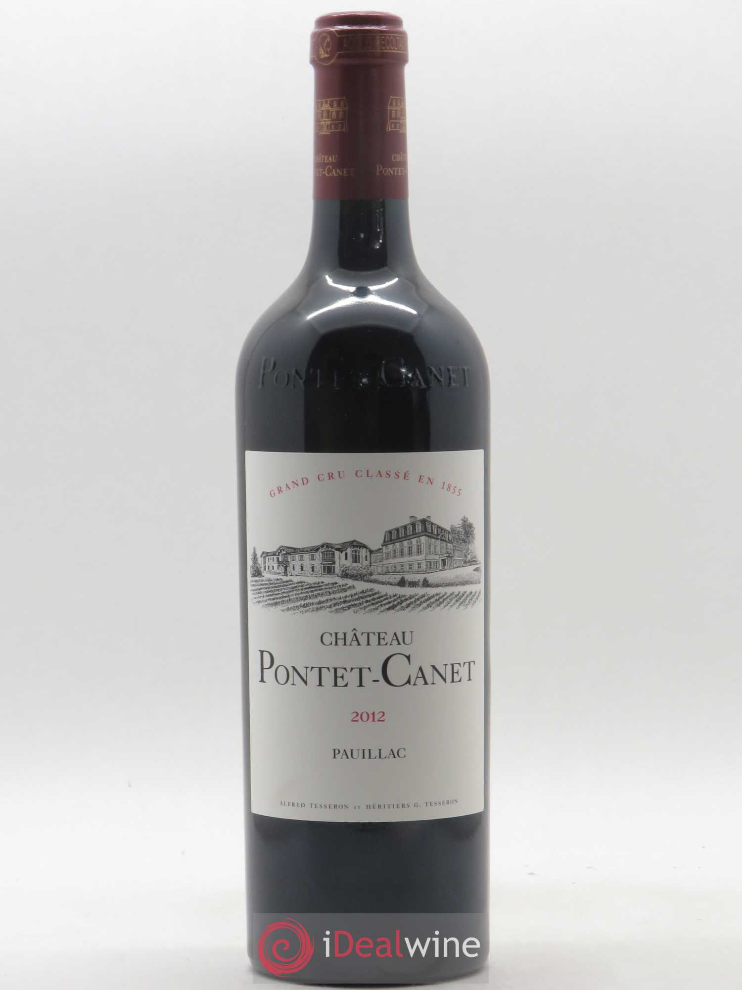 Château Pontet Canet 5ème Grand Cru Classé 2012 - Lot de 1 bouteille - 0