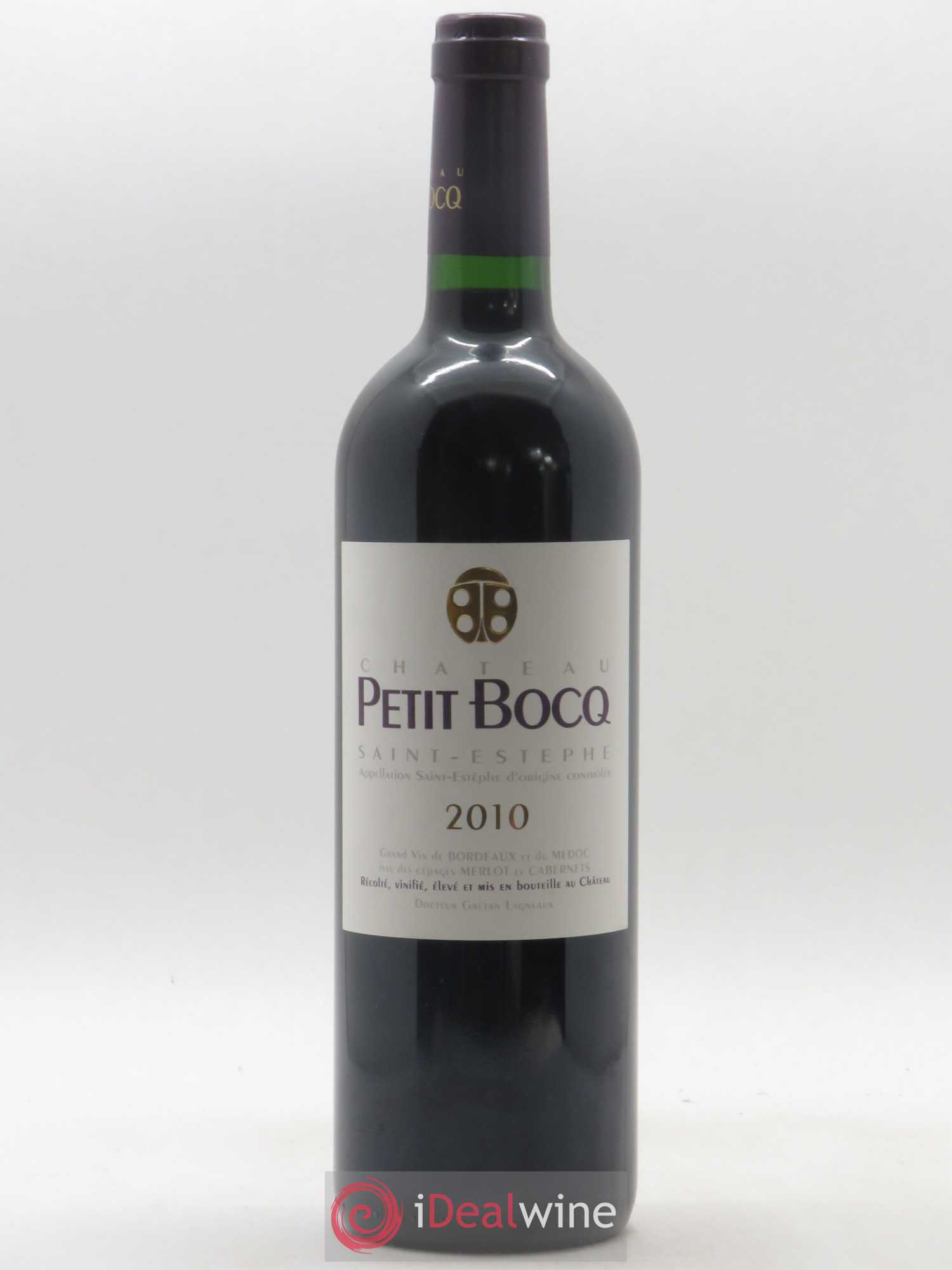 Château Petit Bocq Cru Bourgeois 2010 - Lot de 1 bouteille - 0