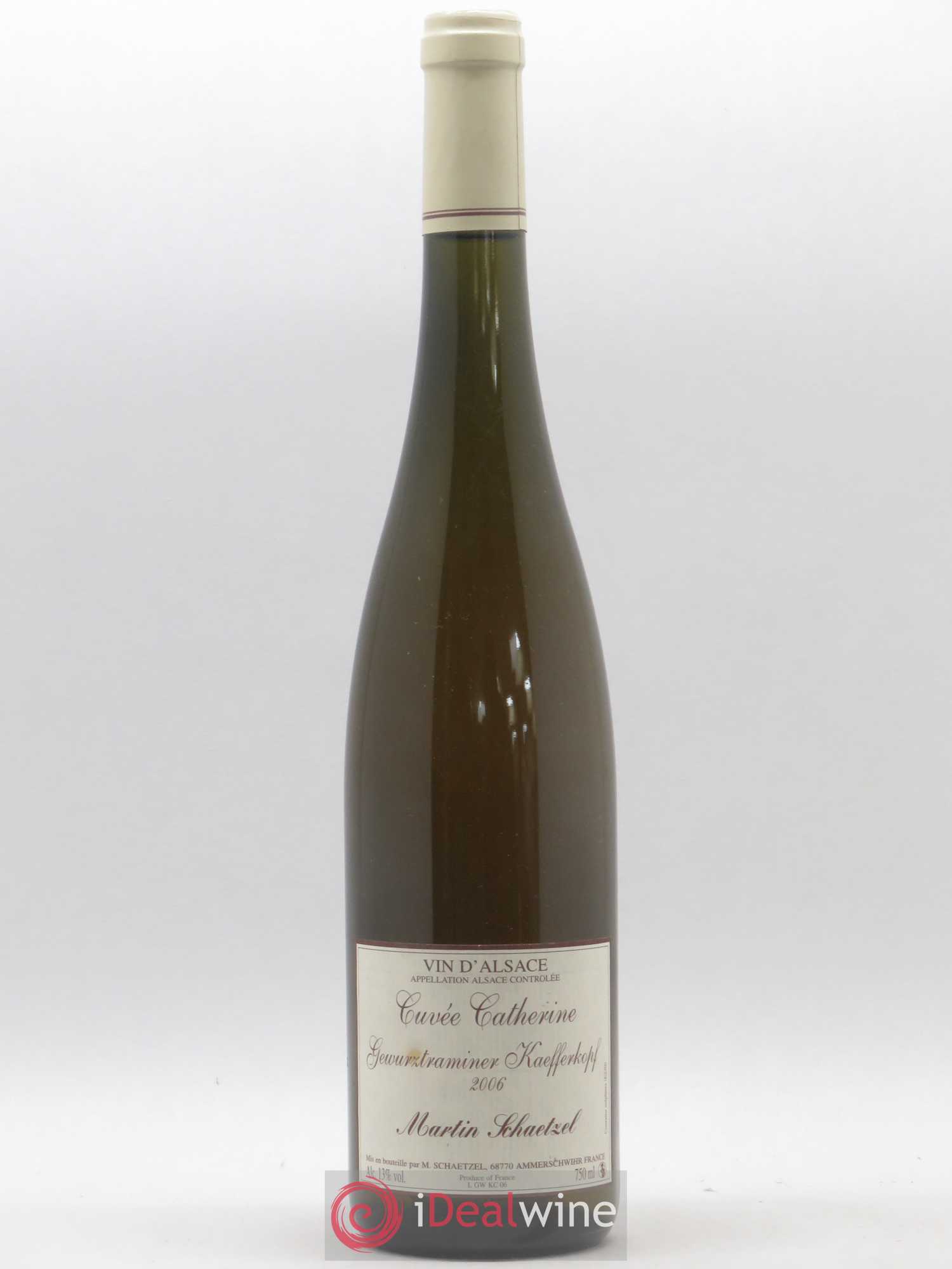 Gewurztraminer Alsace Gewürztraminer Kaefferkopf Domaine Martin Schaetzel Cuvée Catherine 2006 - Posten von 1 Flasche - 0