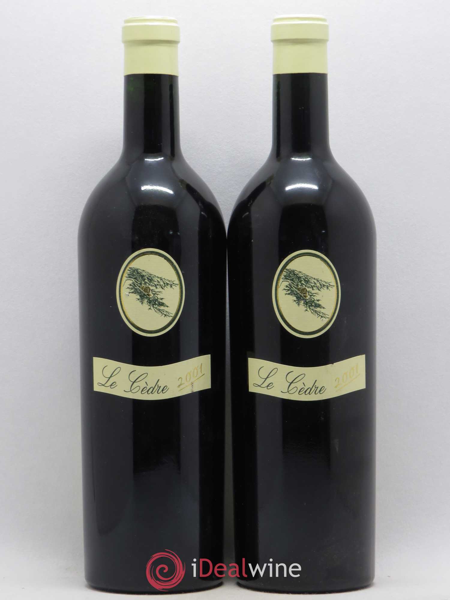 Cahors Château du Cèdre Cuvée Le Cèdre Pascal et Jean-Marc Verhaeghe 2001 - Lot de 2 bouteilles - 0