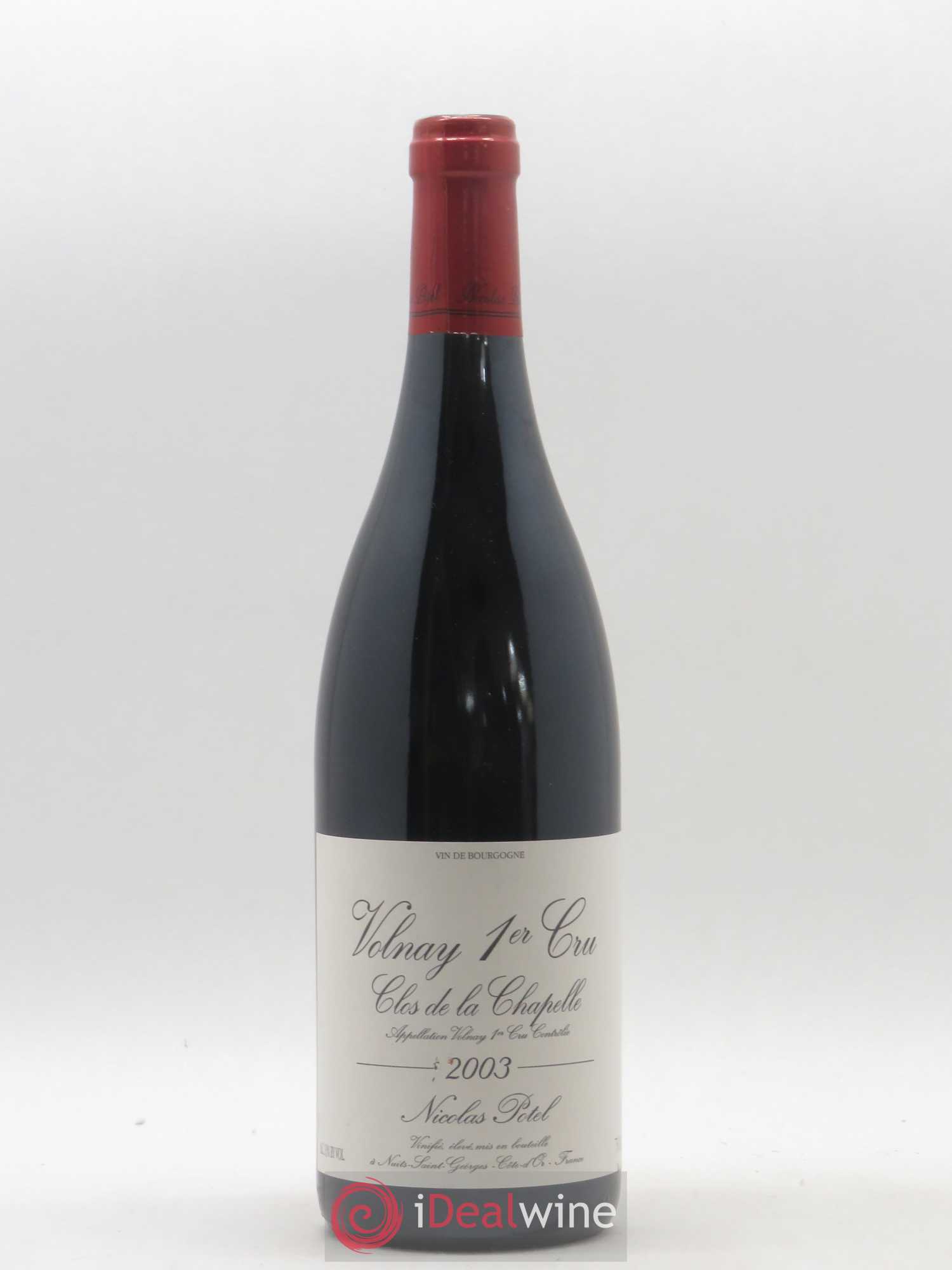 Volnay 1er Cru 1Er Cru Clos De La Chapelle Nicolas Potel 2003 - Posten von 1 Flasche - 0