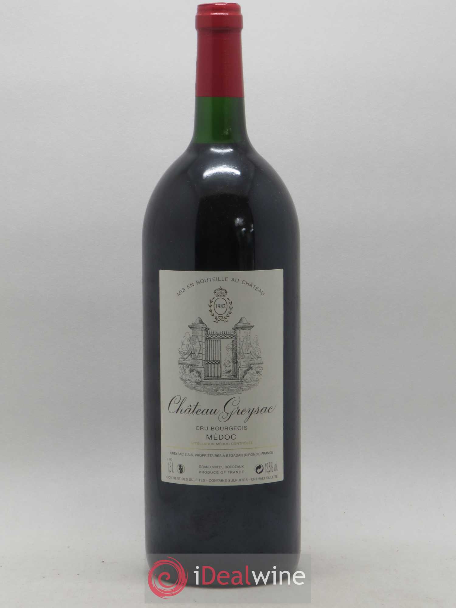 Château Greysac Cru Bourgeois 1982 - Lot de 1 magnum - 0