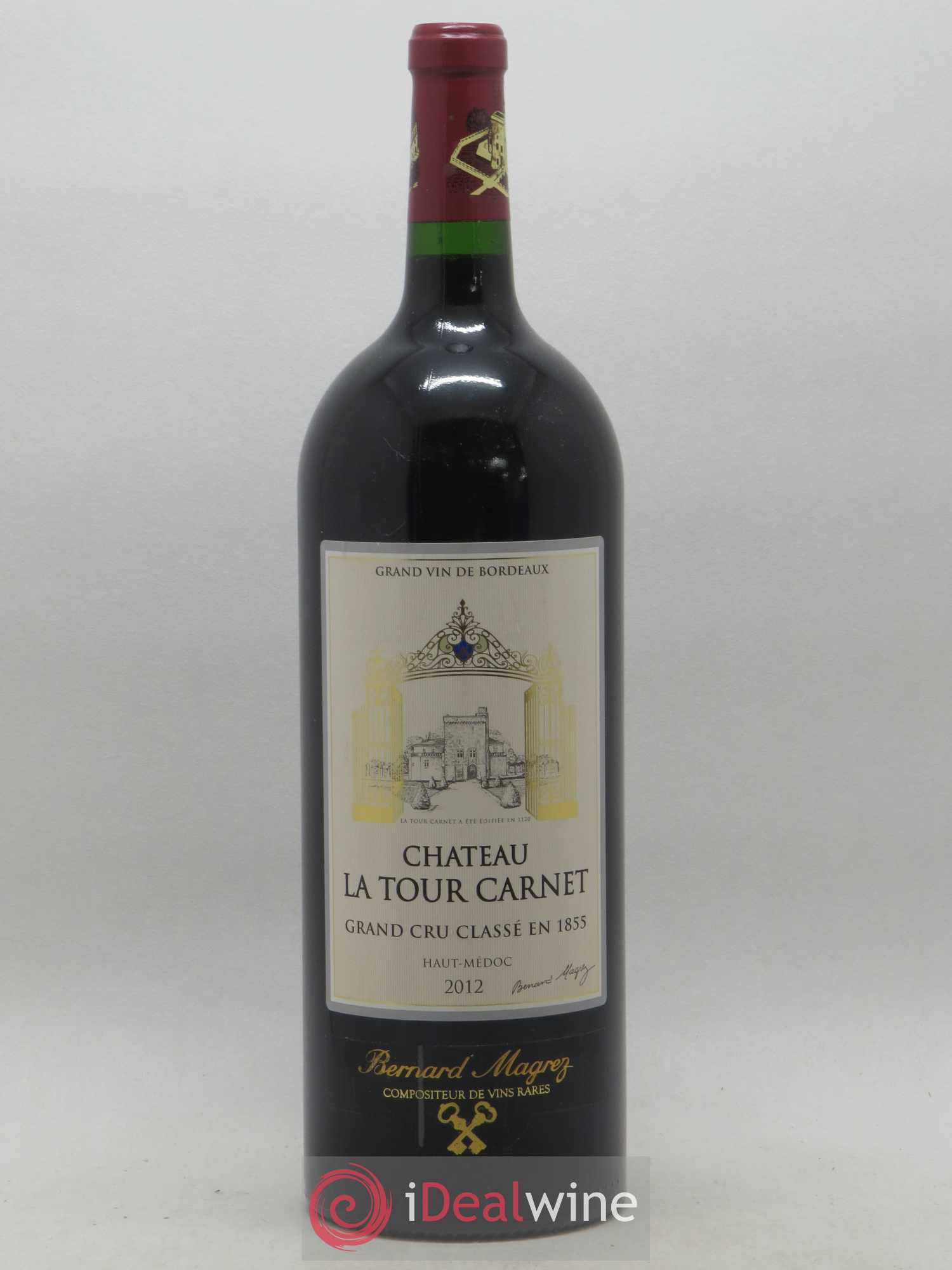 Château la Tour Carnet 4ème Grand Cru Classé 2012 - Lot de 1 magnum - 0