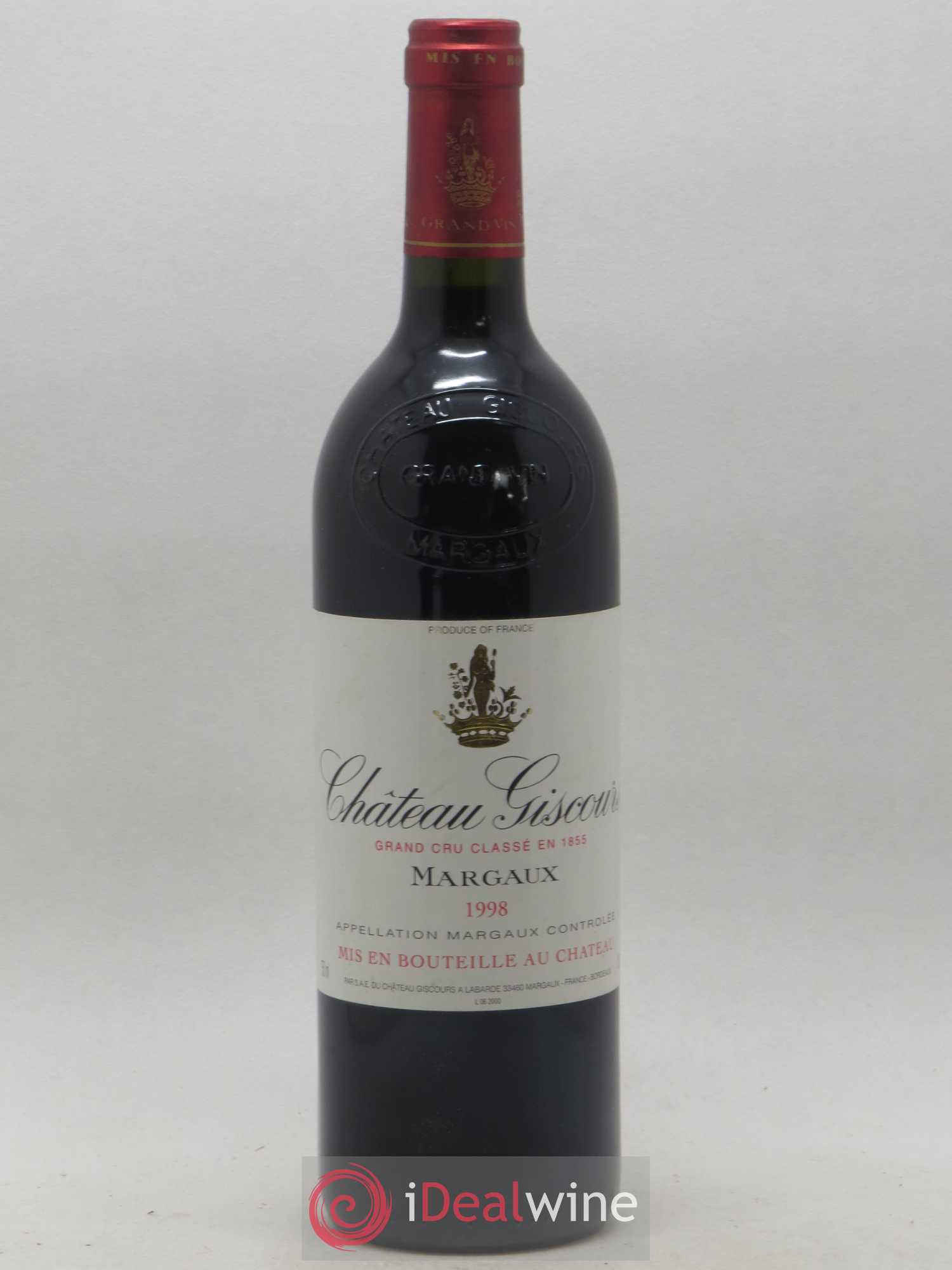 Château Giscours 3ème Grand Cru Classé 1998 - Lot de 1 bouteille - 0
