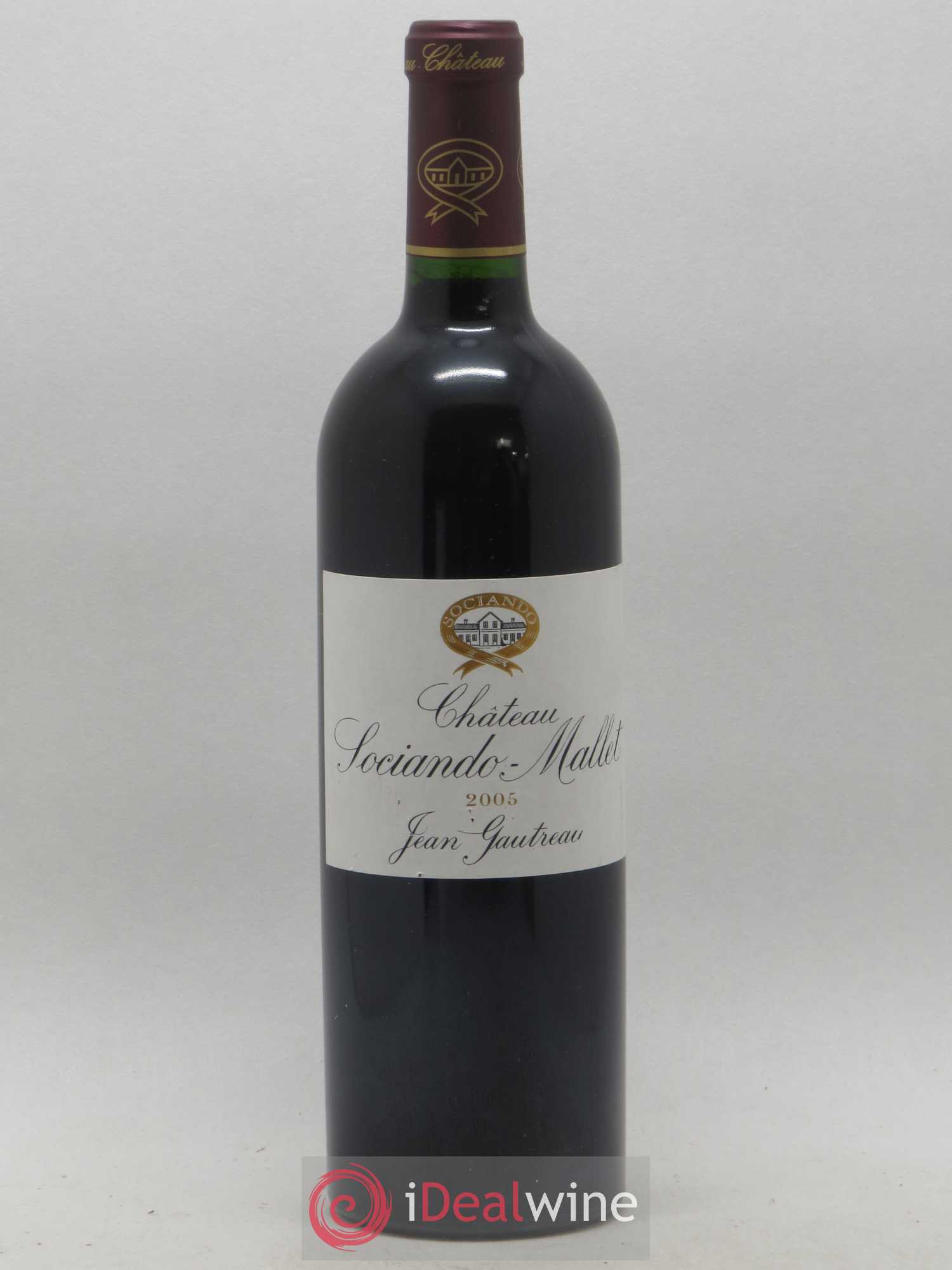 Château Sociando Mallet 2005 - Lot de 1 bouteille - 0