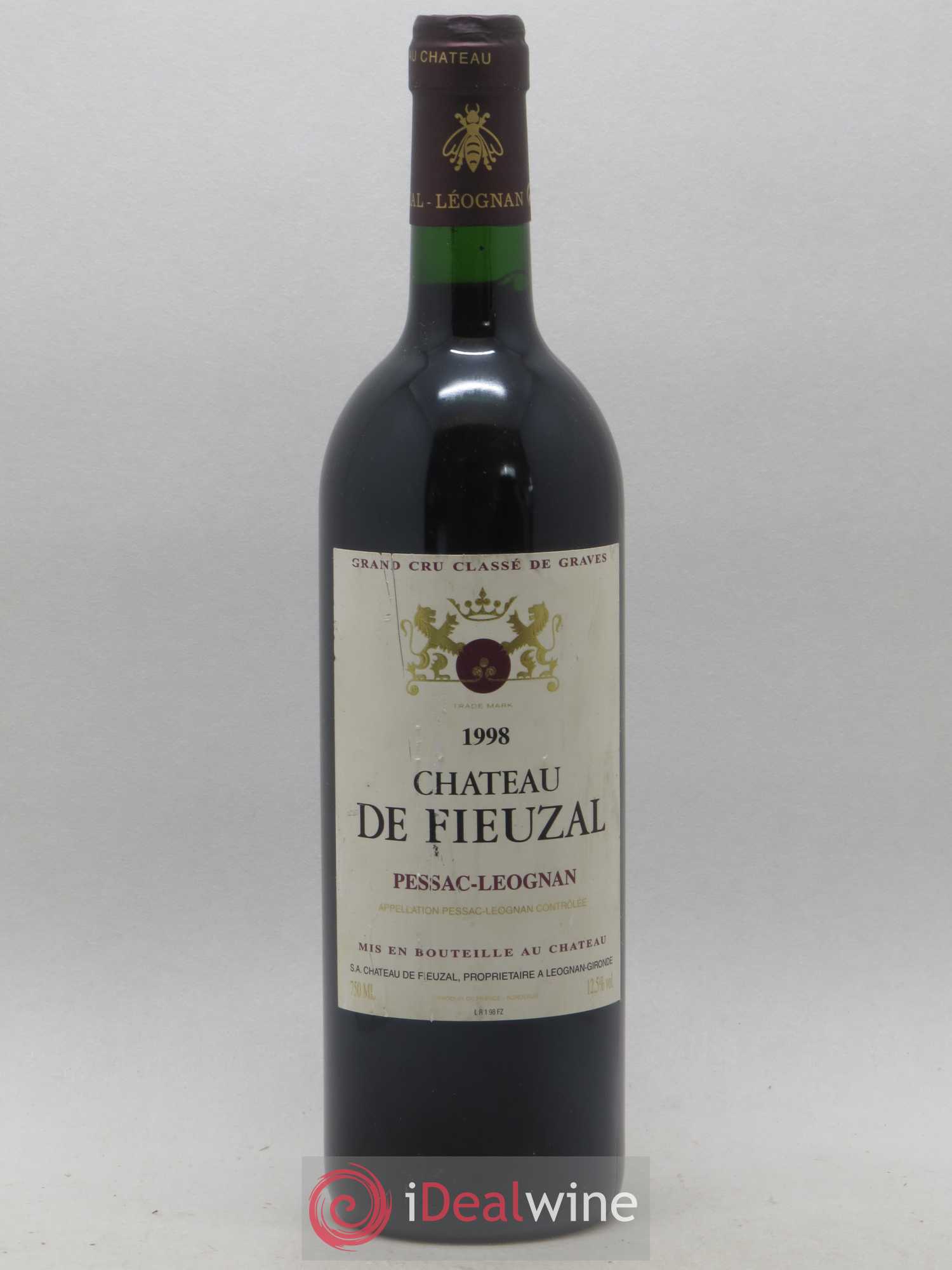 Château de Fieuzal Cru Classé de Graves 1998 - Lot de 1 bouteille - 0