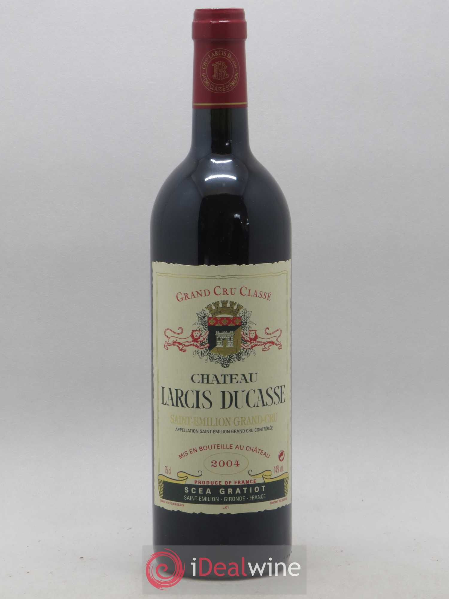 Château Larcis Ducasse 1er Grand Cru Classé B 2004 - Lot de 1 bouteille - 0