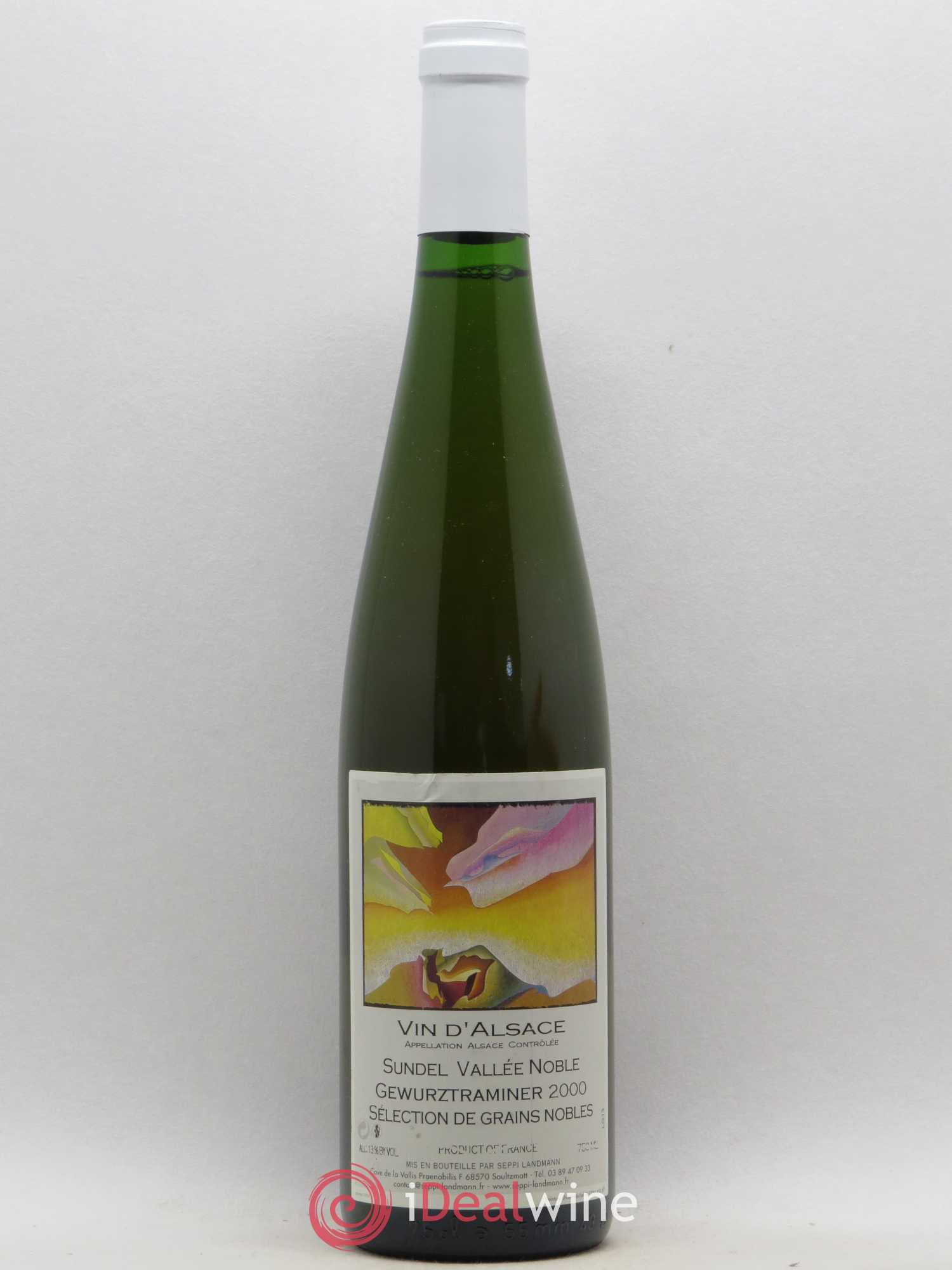 Gewurztraminer Sélection de Grains Nobles Sundel Vallée Noble Seppi Landmann 2000 - Lotto di 1 bottiglia - 0