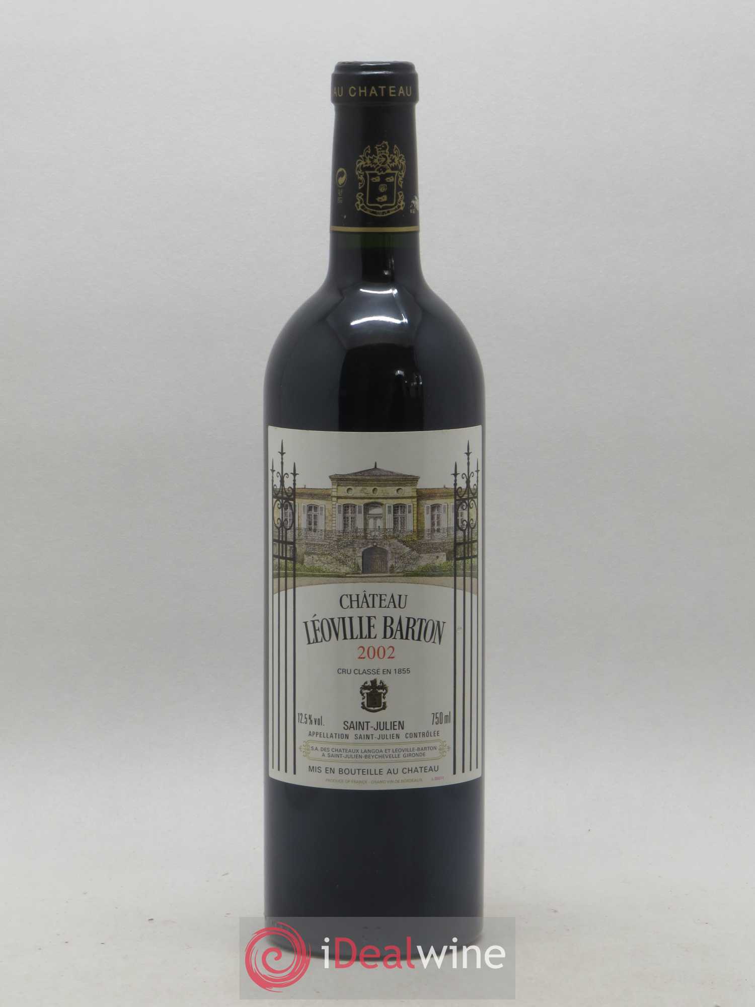 Château Léoville Barton 2ème Grand Cru Classé 2002 - Lot de 1 bouteille - 0