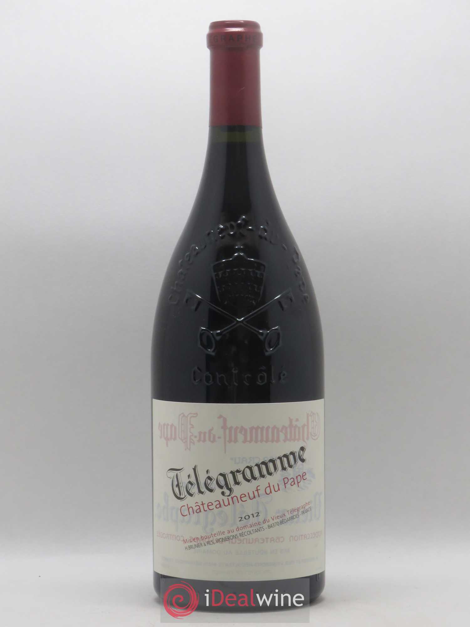 Châteauneuf-du-Pape Télégramme Vignobles Brunier 2012 - Lot de 1 magnum - 0