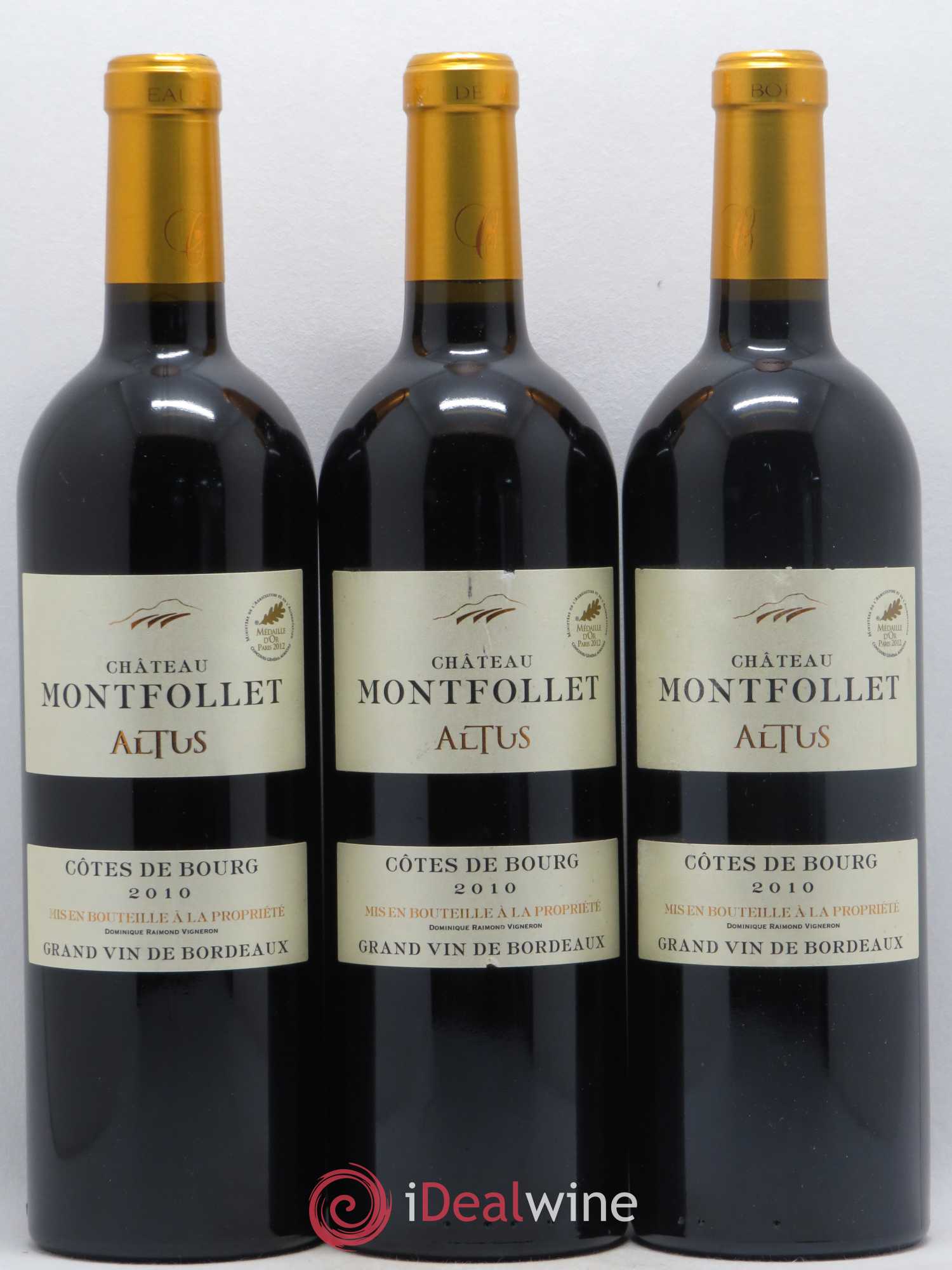 Côtes de Bourg Château Montfollet cuvée Altus 2010 - Lot de 6 bouteilles - 2