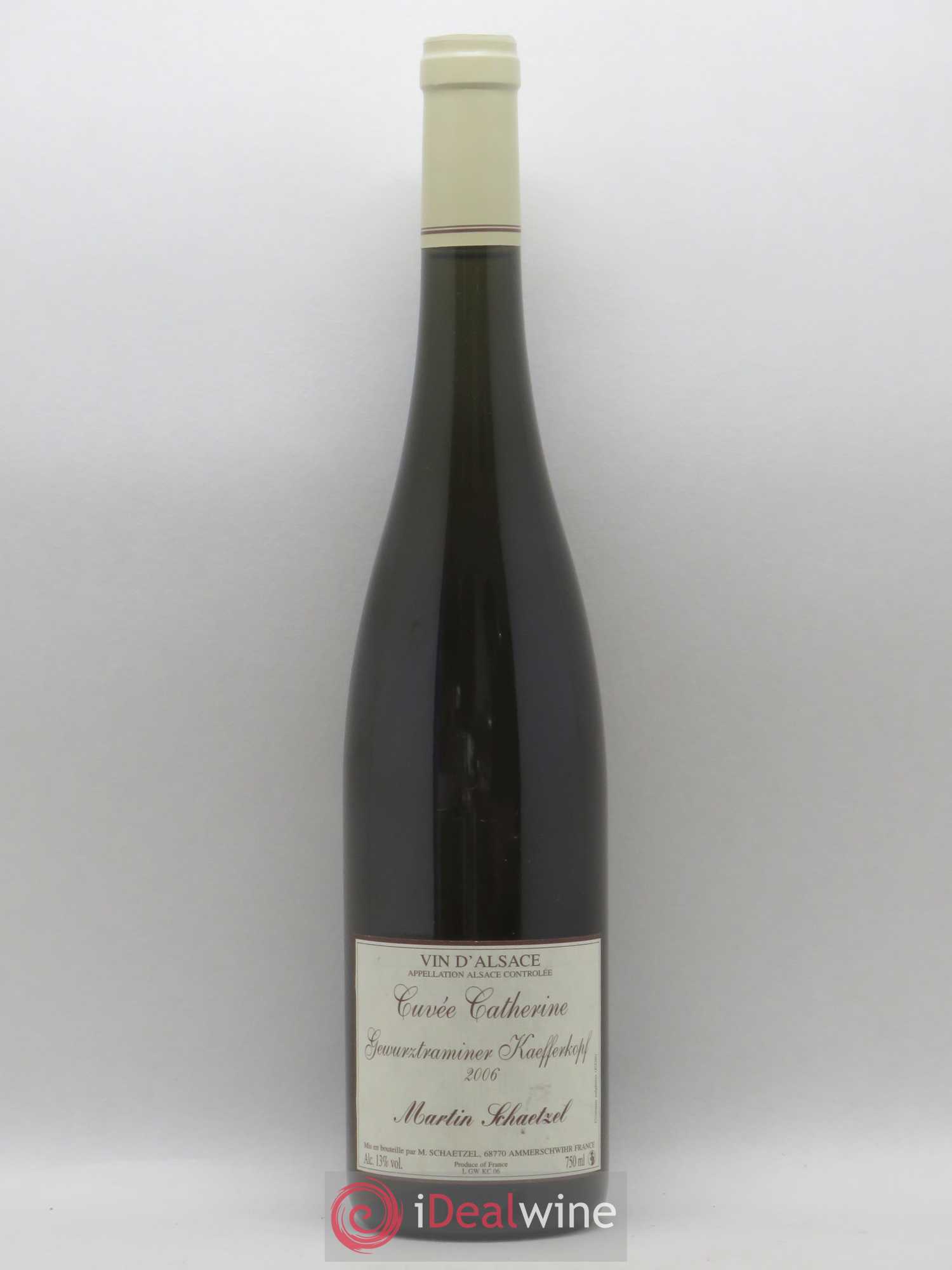 Gewurztraminer Cuvée Catherine Kaefferkopf Domaine Martin Schaetzel 2006 - Posten von 1 Flasche - 0