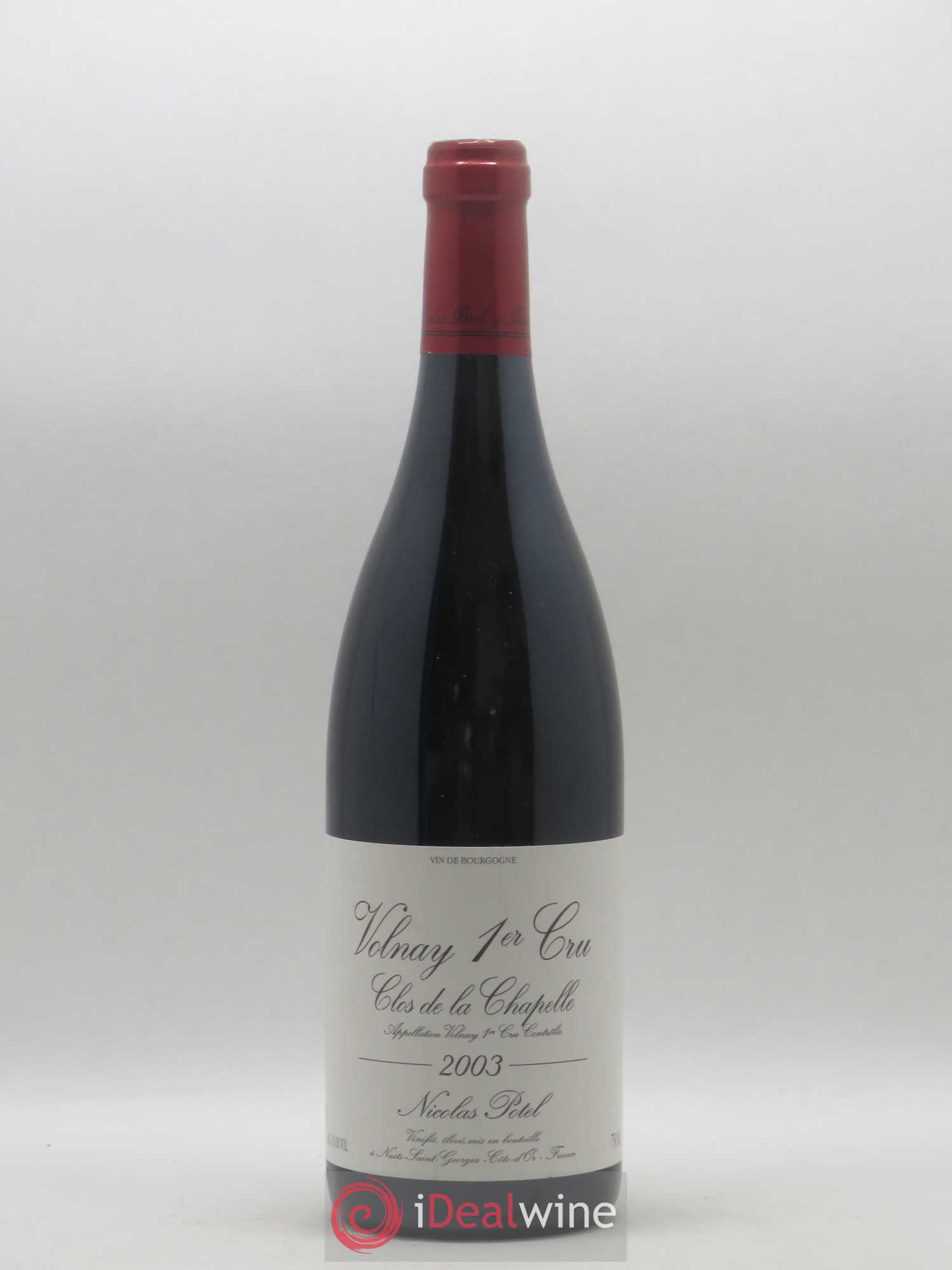 Volnay 1er Cru Clos de la Chapelle Nicolas Potel 2003 - Posten von 1 Flasche - 0