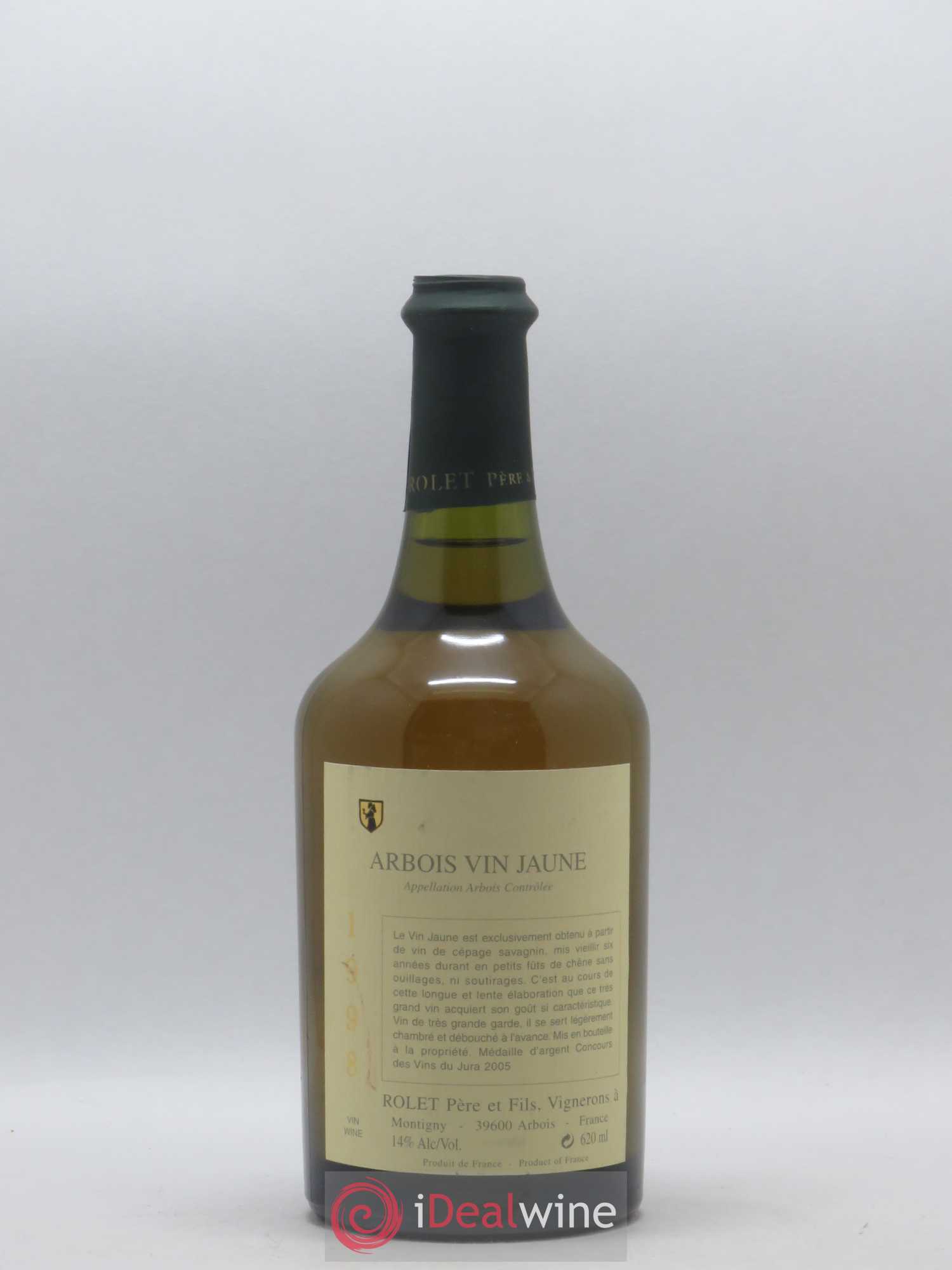 Arbois Vin Jaune Domaine Rolet 1998 - Lot de 1 bouteille - 0