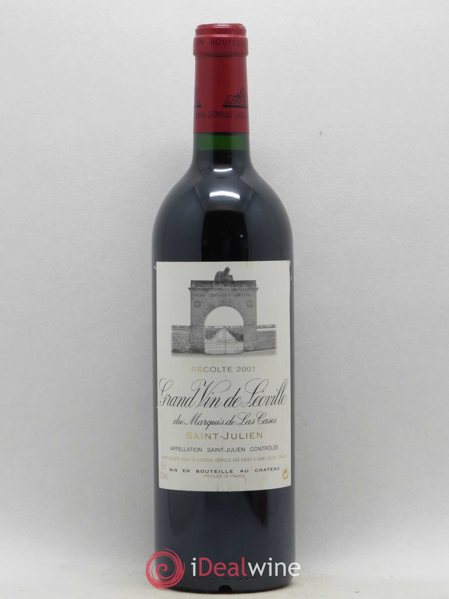 Château Léoville Las Cases 2ème Grand Cru Classé 2001 - Lot de 1 bouteille - 0