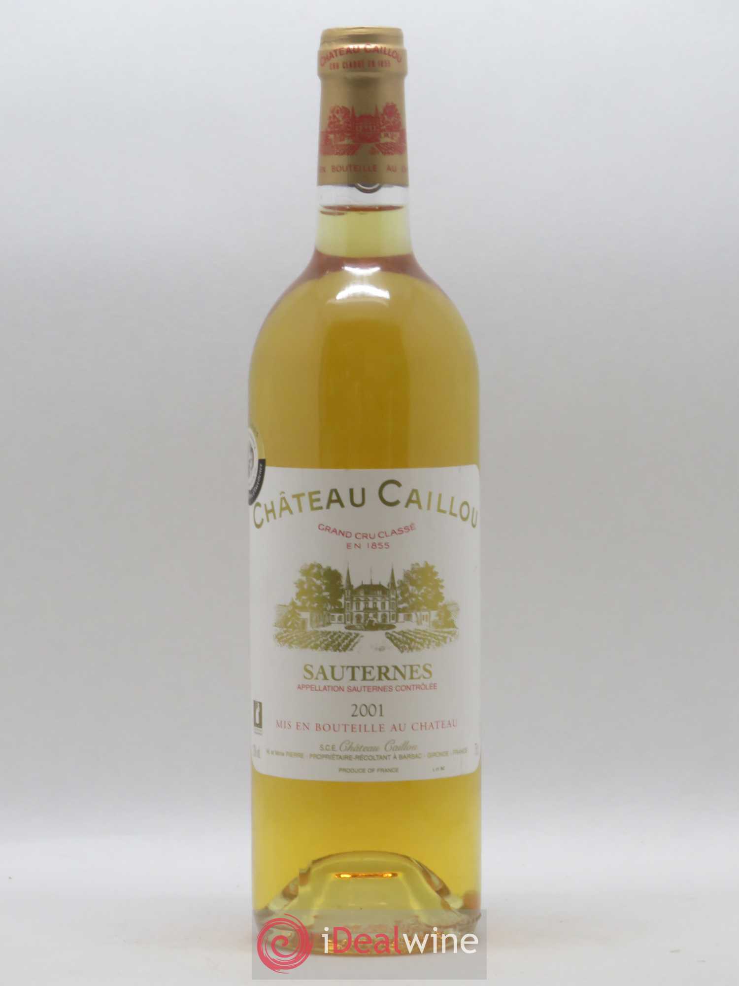 Château Caillou 2ème Grand Cru Classé 2001 - Lotto di 1 bottiglia - 0