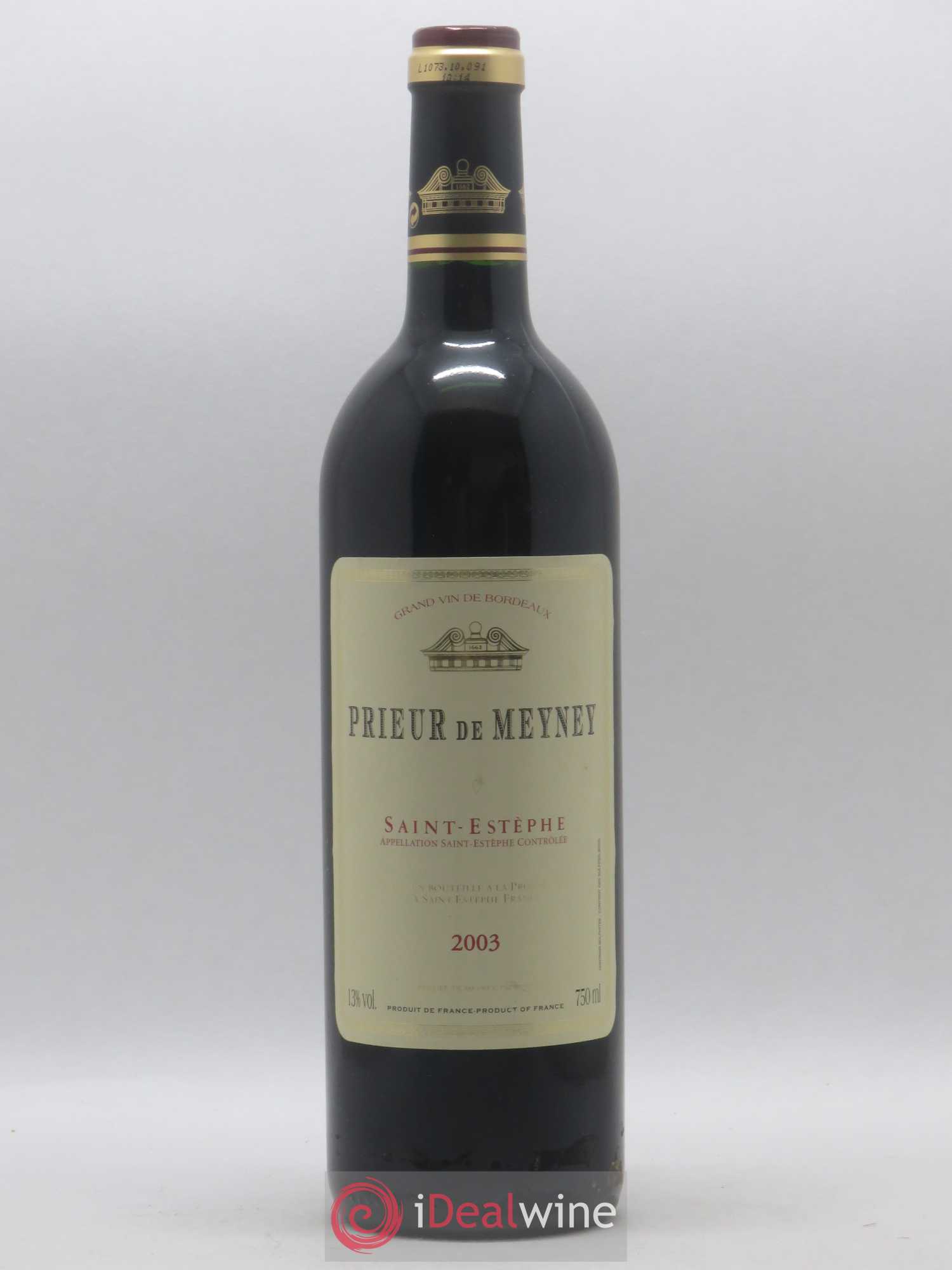 Prieur de Meyney Second Vin 2003 - Lot de 1 bouteille - 0