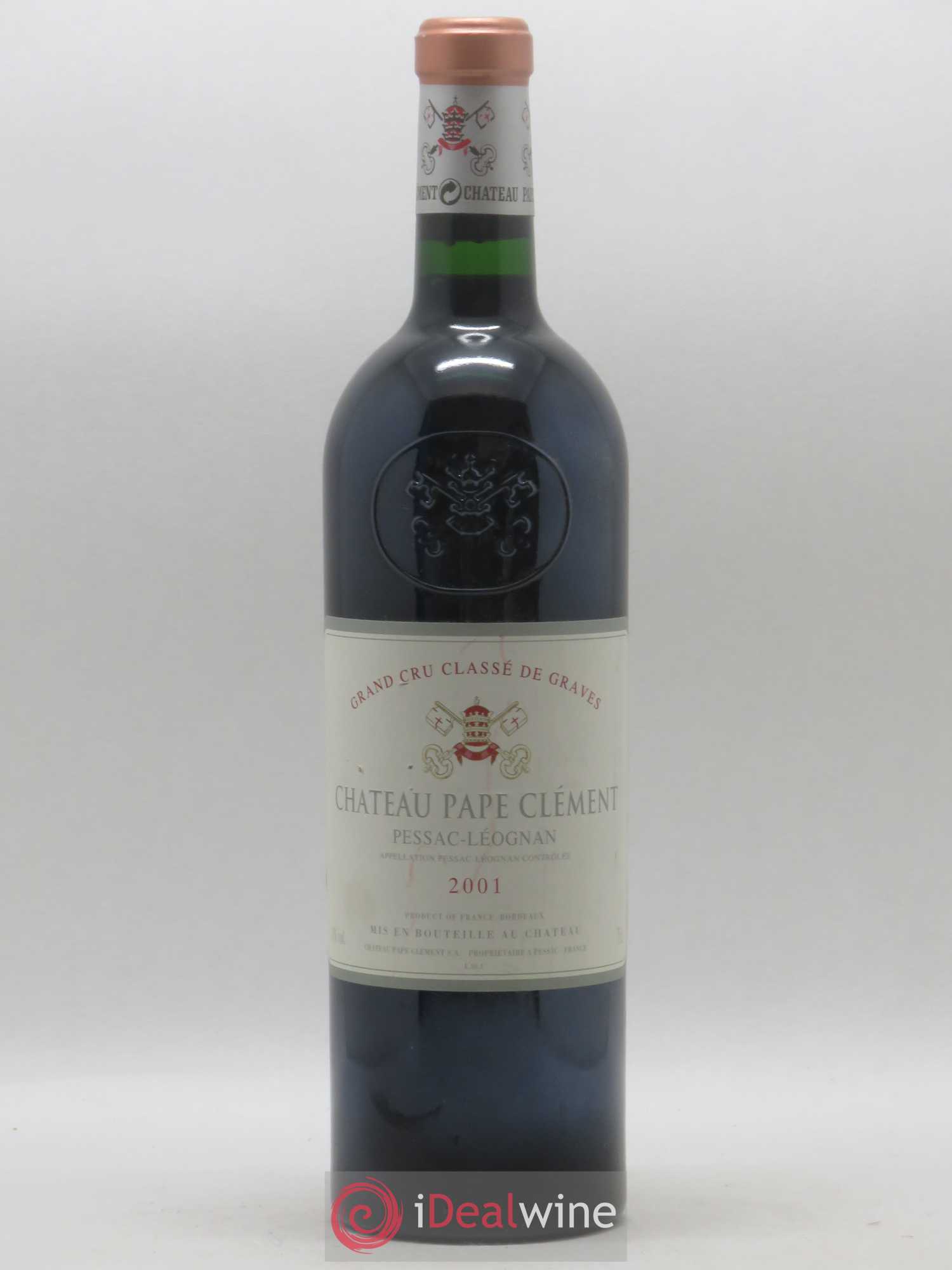 Château Pape Clément Cru Classé de Graves 2001 - Lot de 1 bouteille - 0
