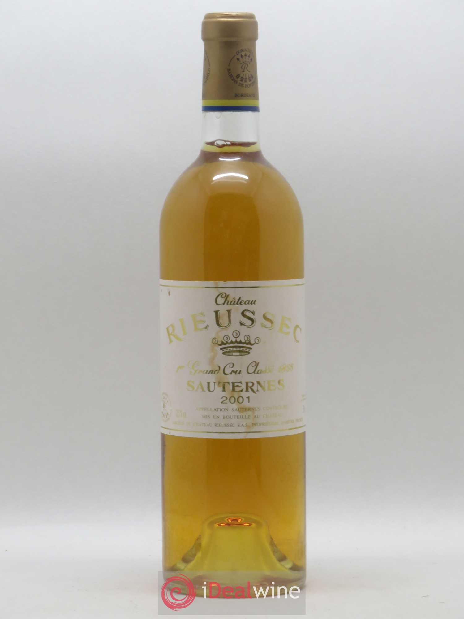 Château Rieussec 1er Grand Cru Classé 2001 - Posten von 1 Flasche - 0