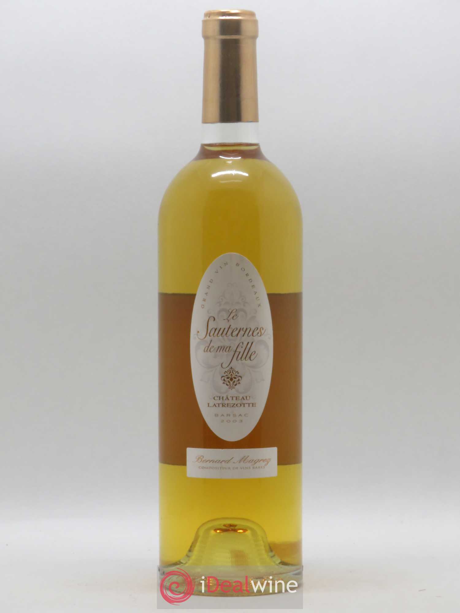 Sauternes Château Latrezotte Le Sauterne de ma Fille 2003 - Posten von 1 Flasche - 0
