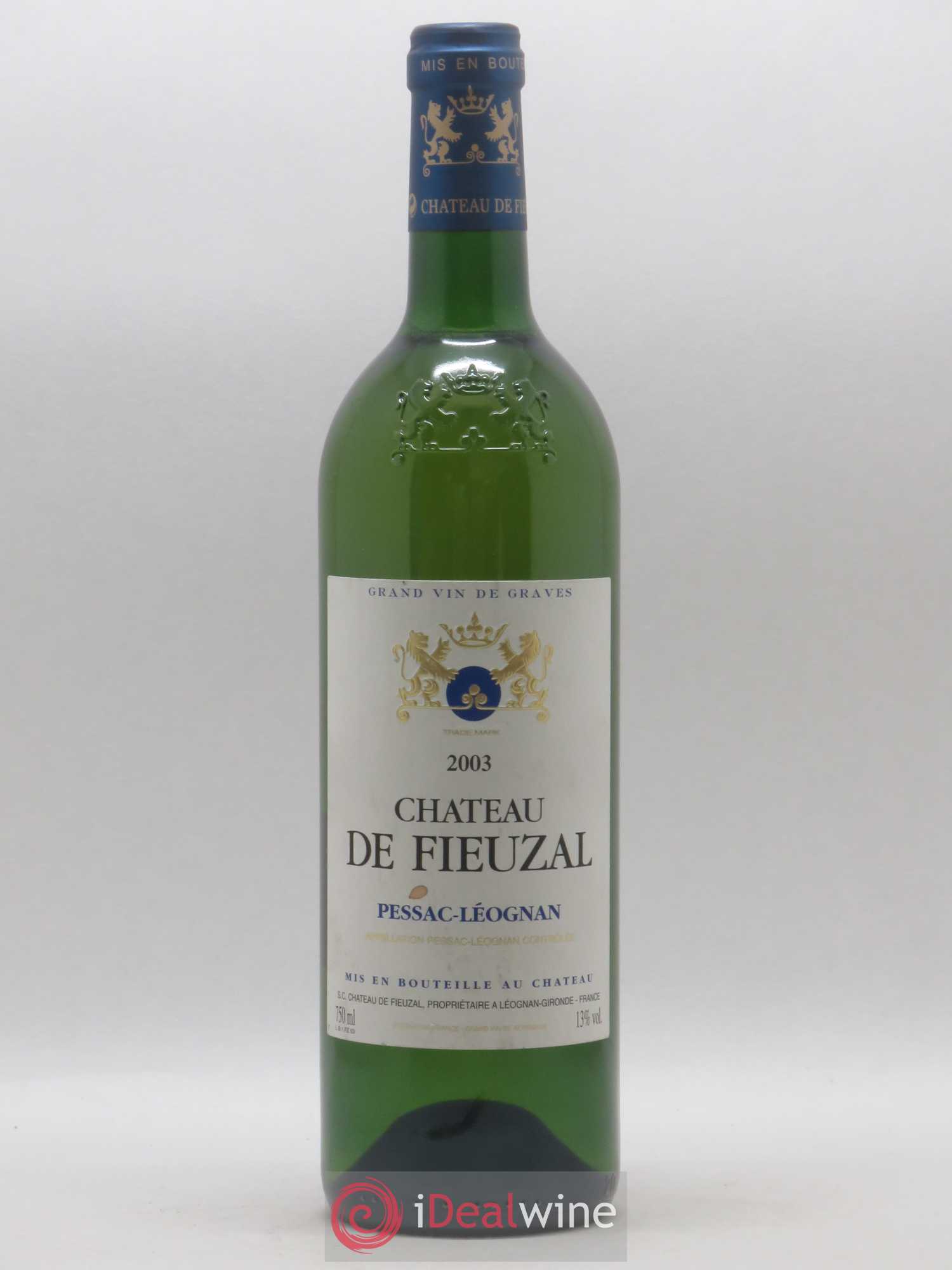 Château de Fieuzal 2003 - Lot de 1 bouteille - 0